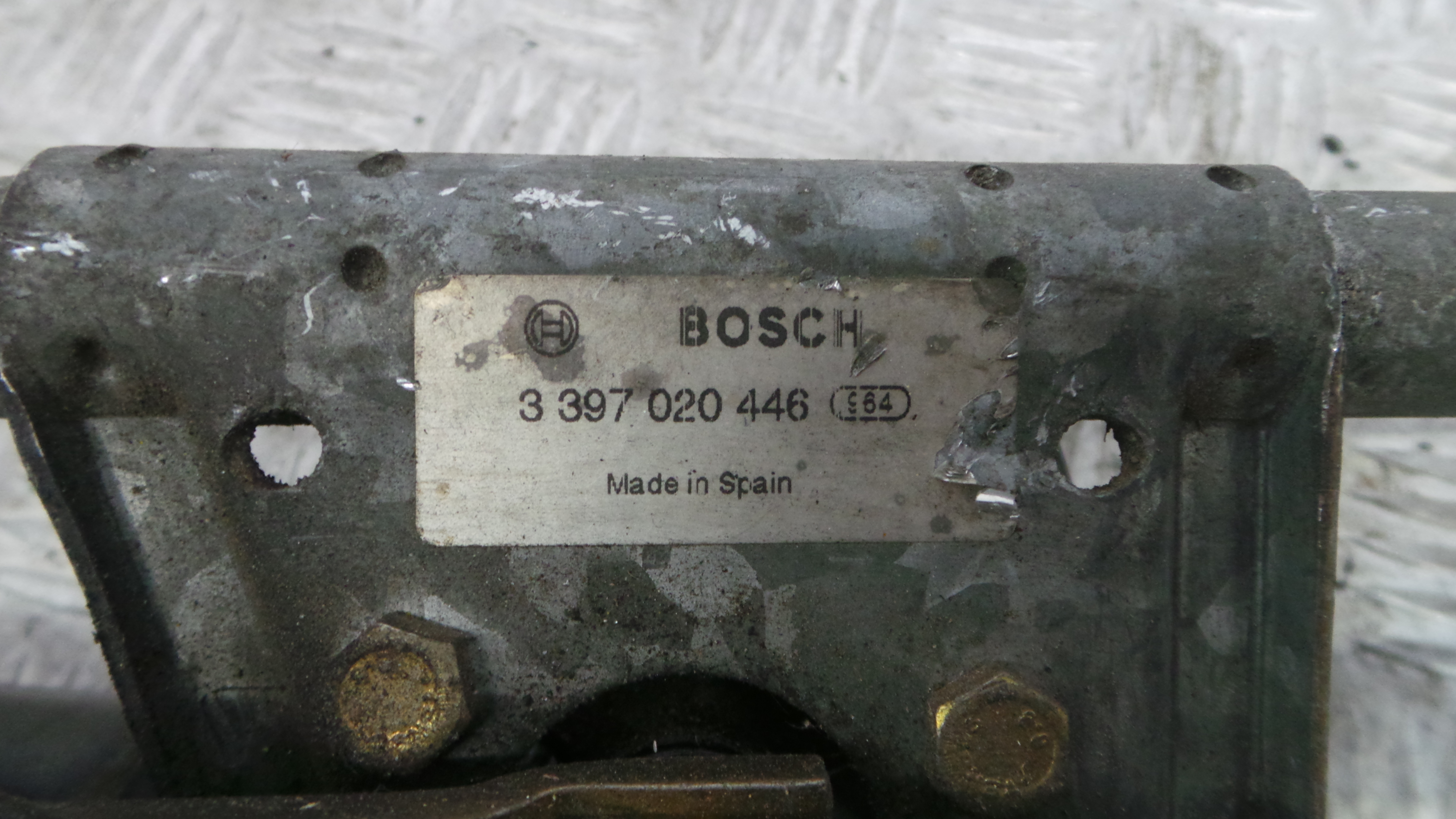 Motor Limpa Vidros Frente 3397020446 - PEUGEOT 206 Hatchback (2A/C)-36563144