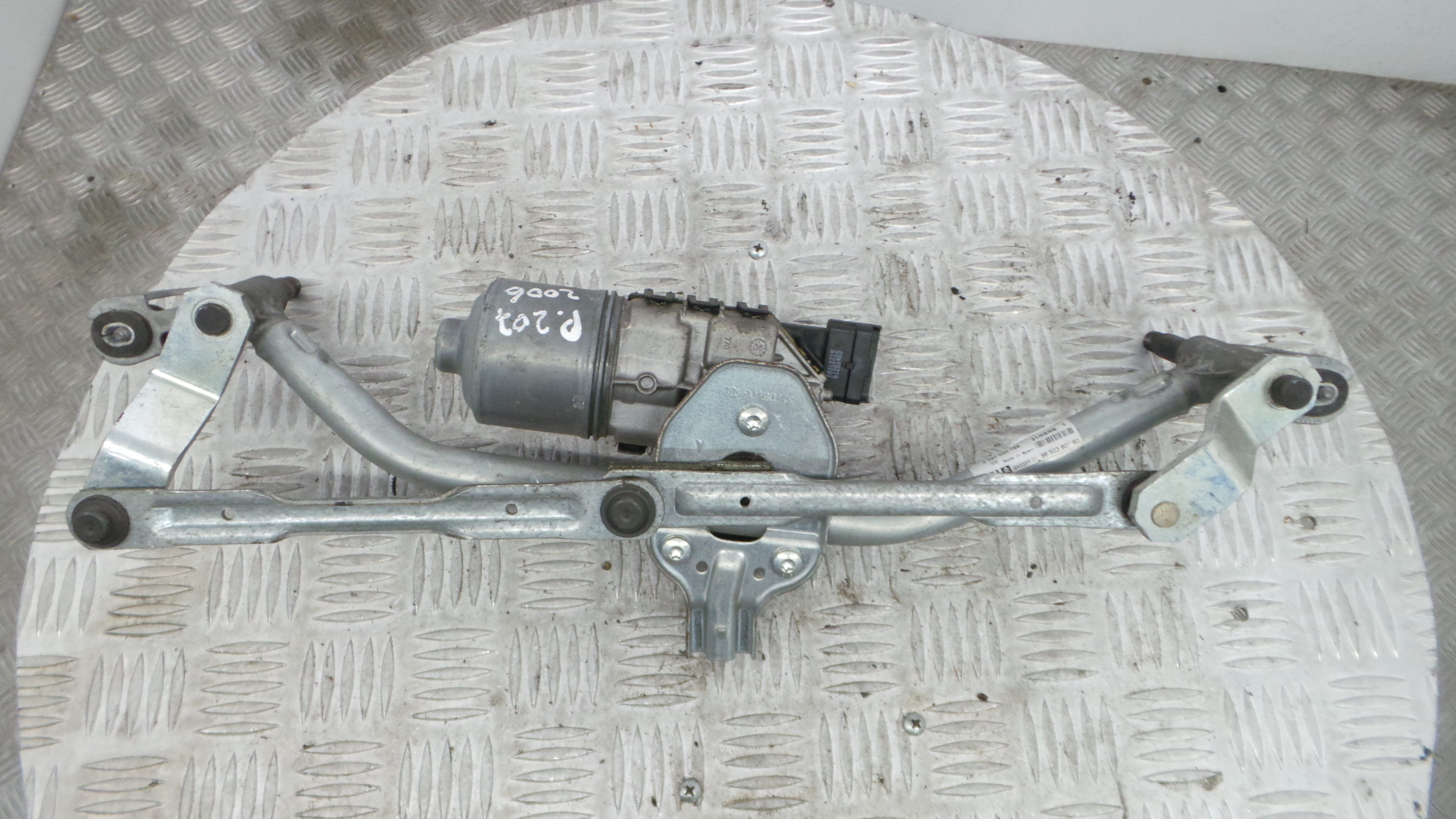 Motor Limpa Vidros Frente  9650380780 - PEUGEOT 207 (WA_, WC_), 207/207+ (WA_, WC_)-36563148