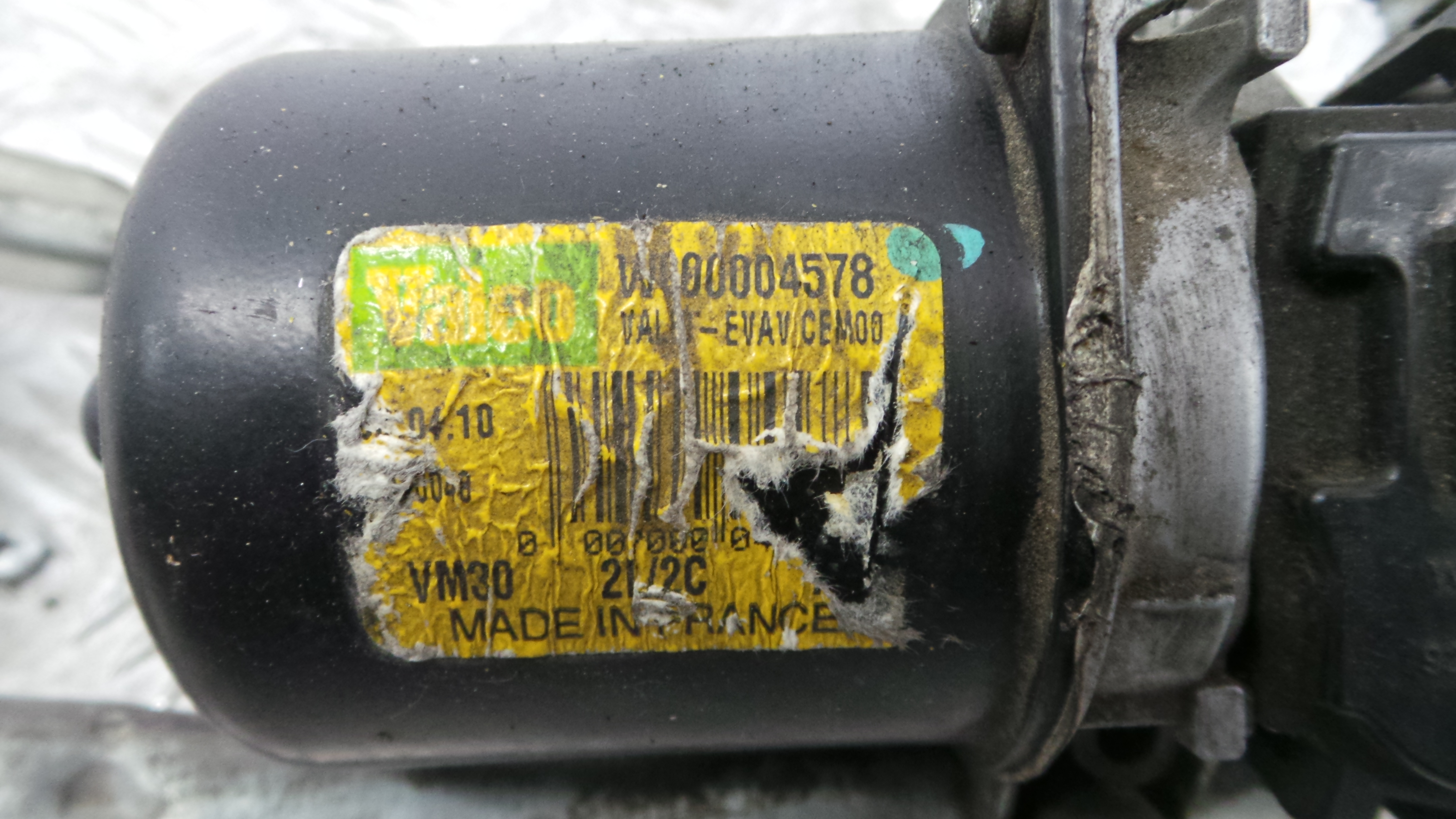 Motor Limpa Vidros Frente 6405QC - CITROËN C3 II (SC_)-36563194