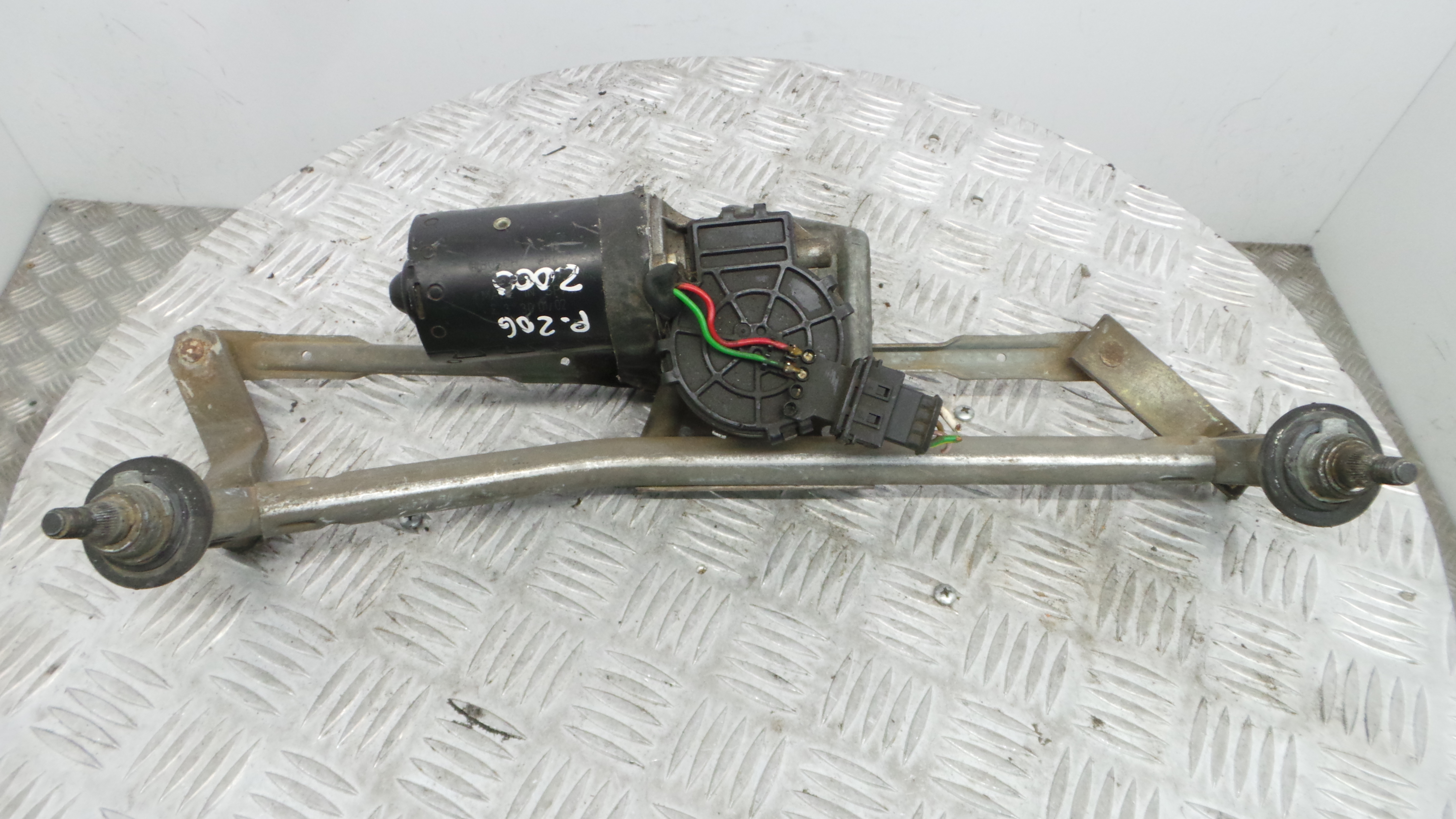 Motor Limpa Vidros Frente  3397020446 - PEUGEOT 206 Hatchback (2A/C)-36563216