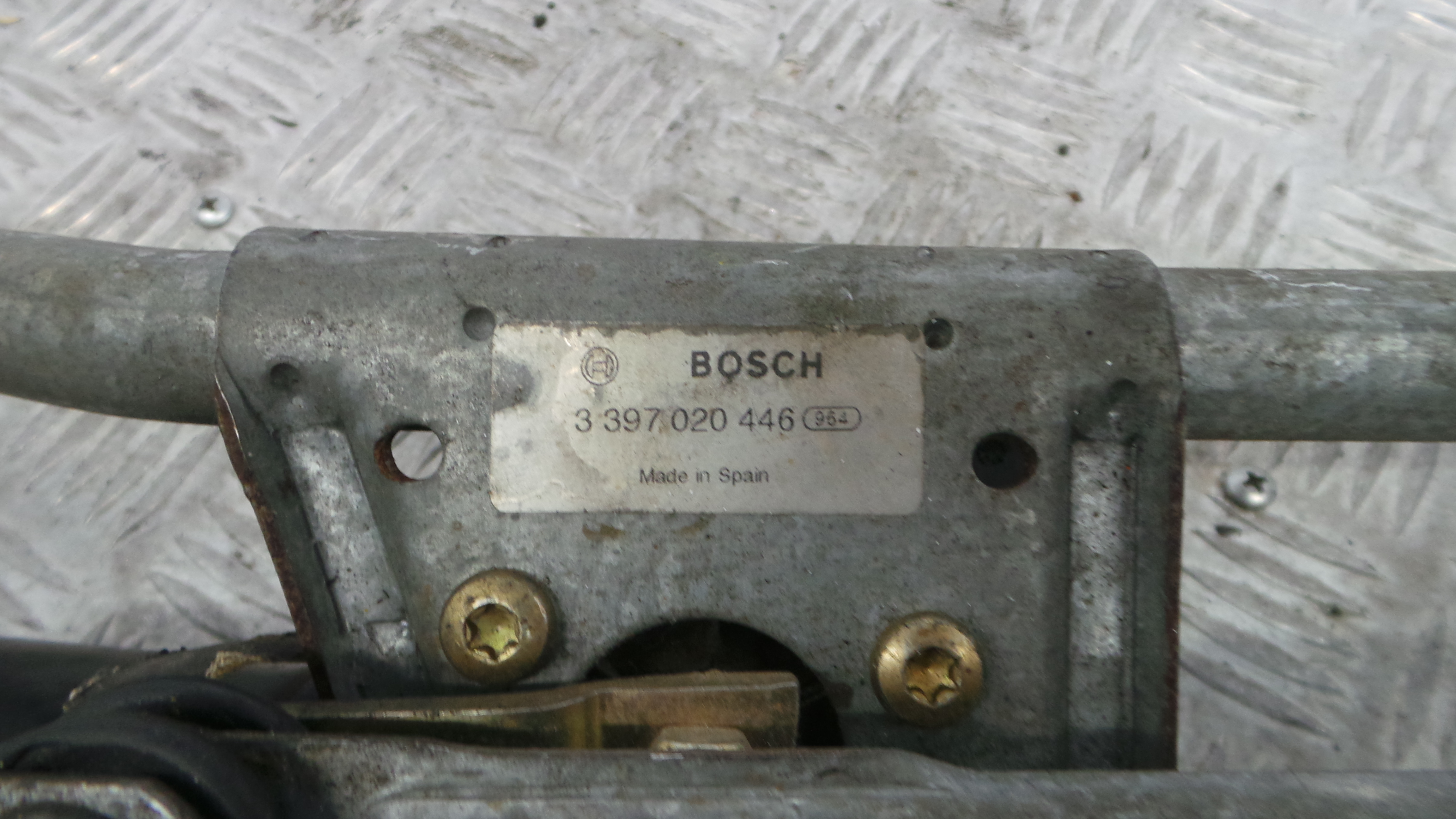 Motor Limpa Vidros Frente 3397020446 - PEUGEOT 206 Hatchback (2A/C)-36563216