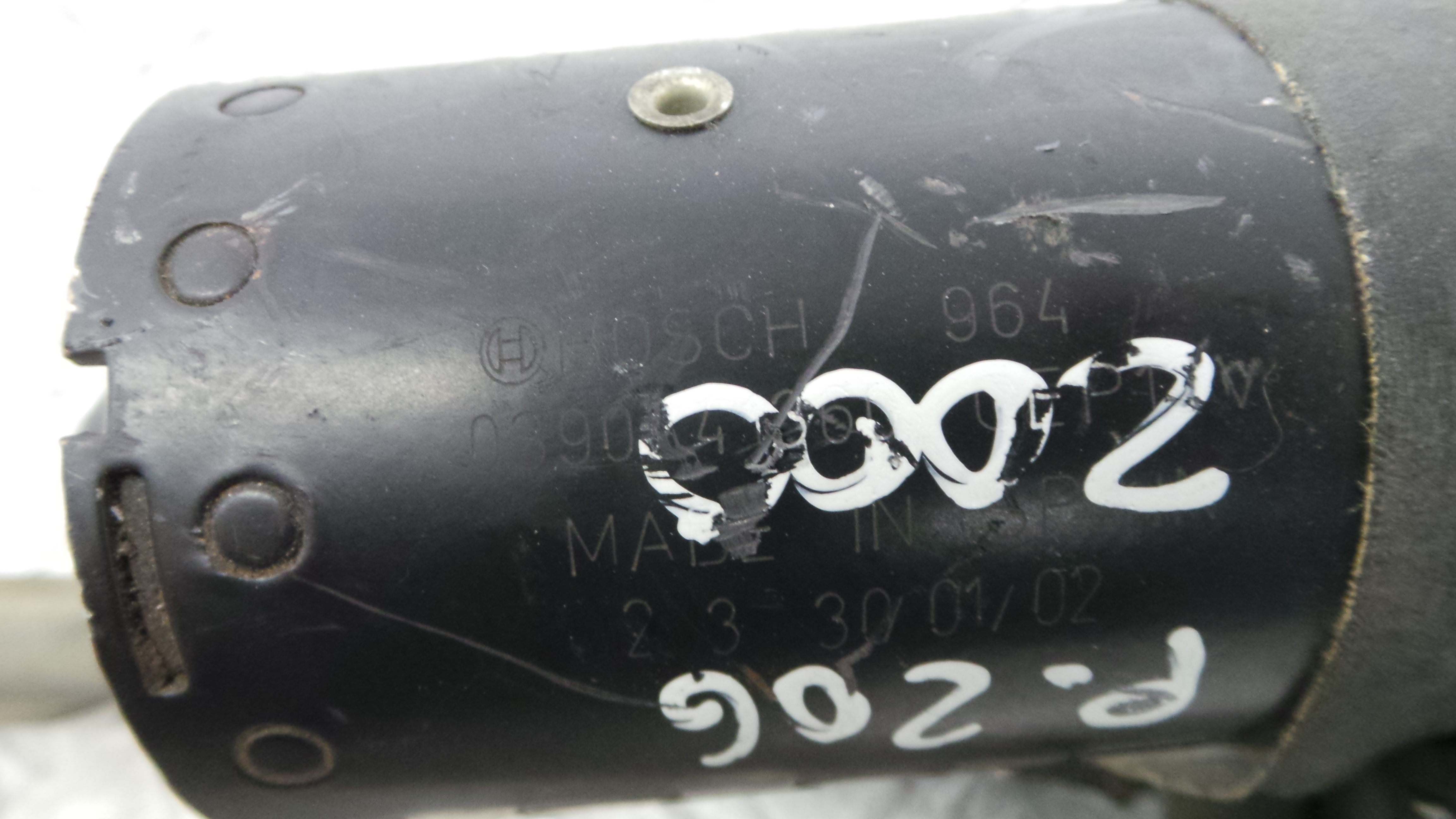 Motor Limpa Vidros Frente 3397020446 - PEUGEOT 206 Hatchback (2A/C)-36563216