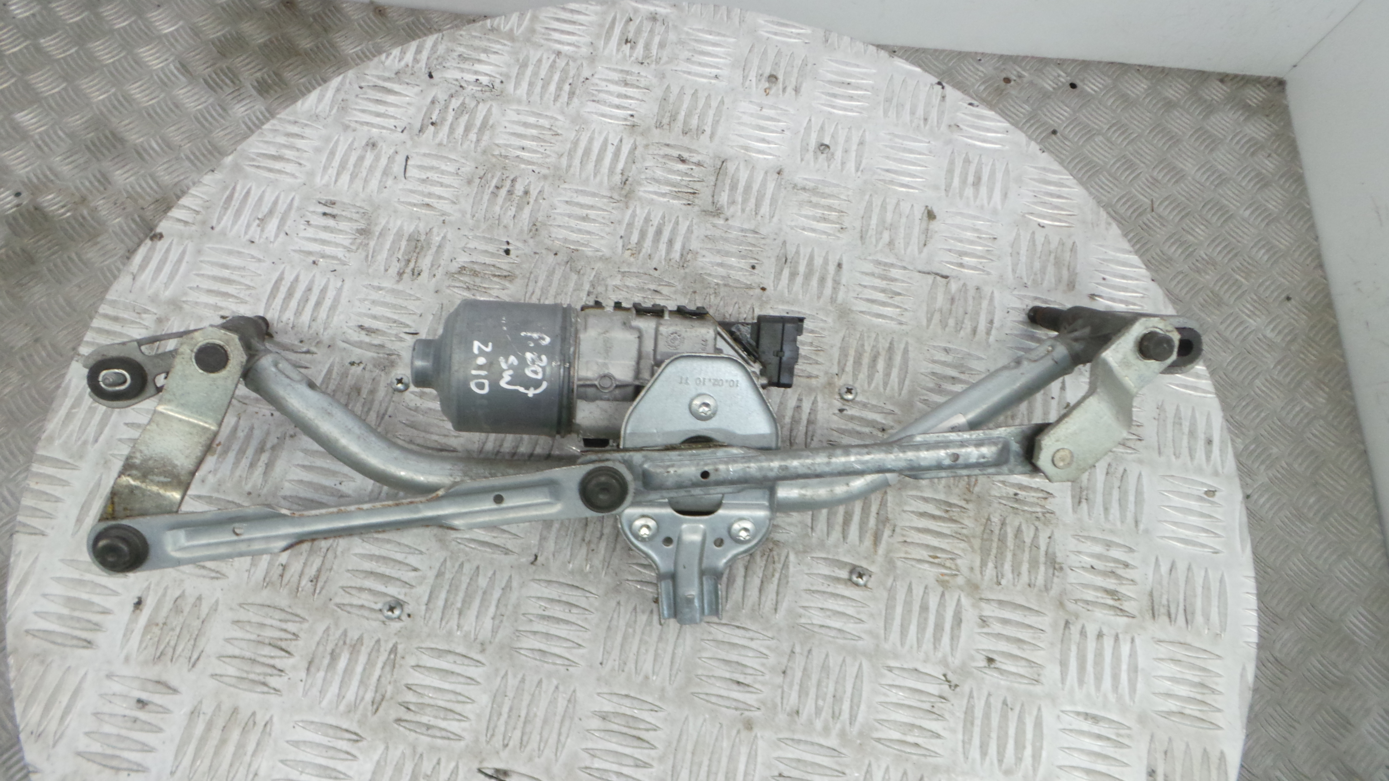 Motor Limpa Vidros Frente  9650380780 - PEUGEOT 207 SW (WK_)-36563224