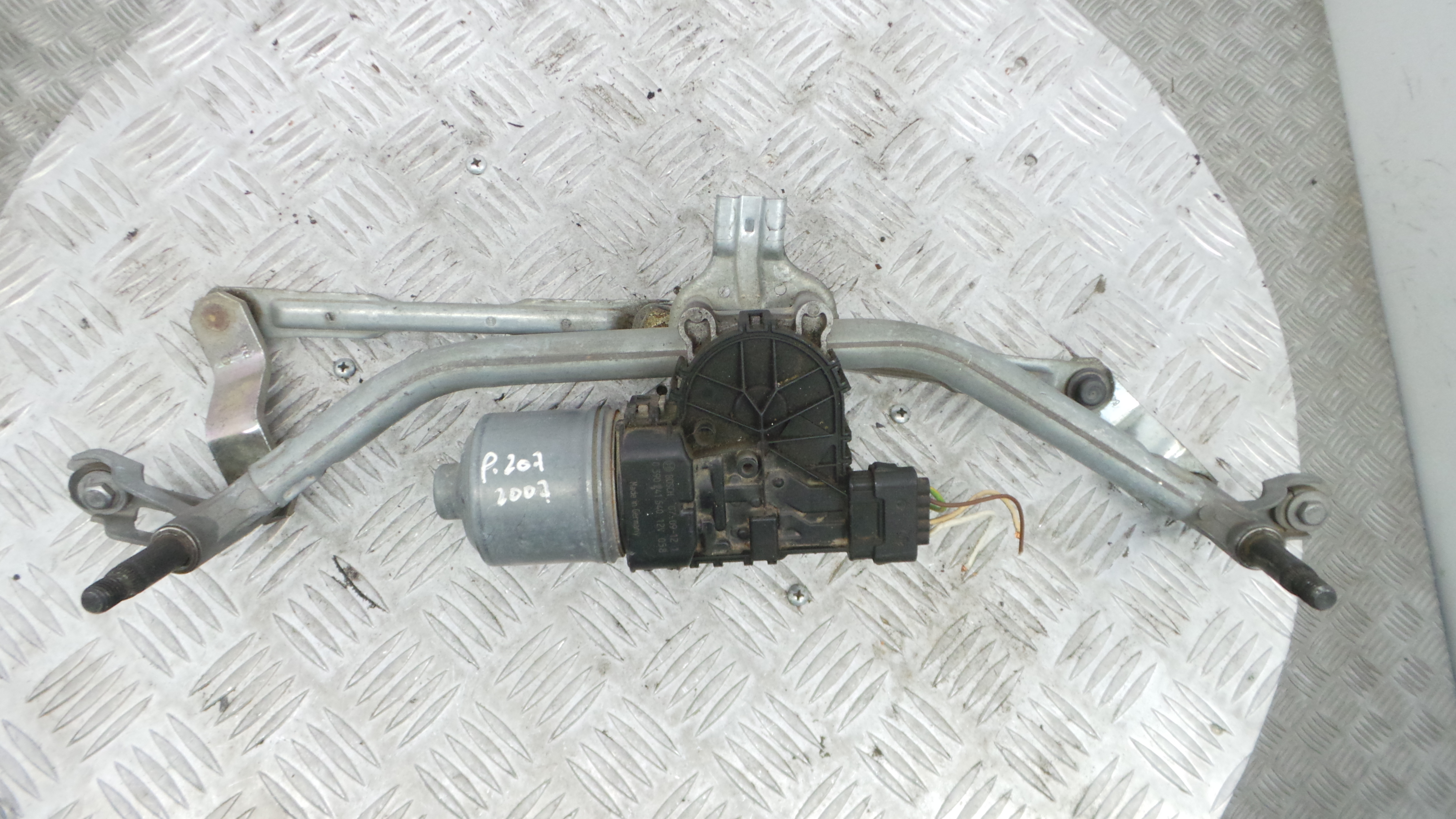 Motor Limpa Vidros Frente  9650380780 - PEUGEOT 207 (WA_, WC_), 207/207+ (WA_, WC_)-36563535