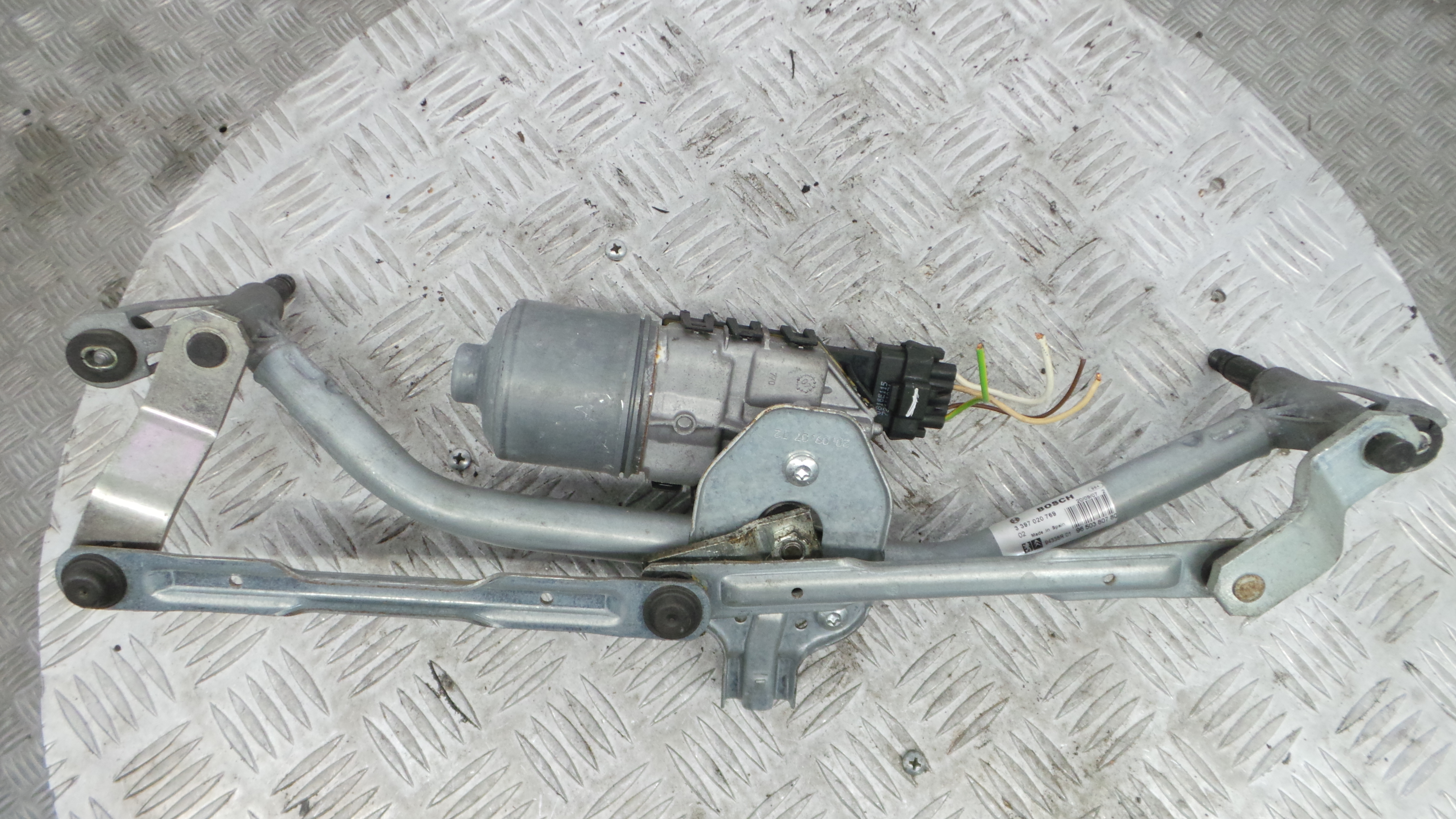 Motor Limpa Vidros Frente 9650380780 - PEUGEOT 207 (WA_, WC_), 207/207+ (WA_, WC_)-36563535