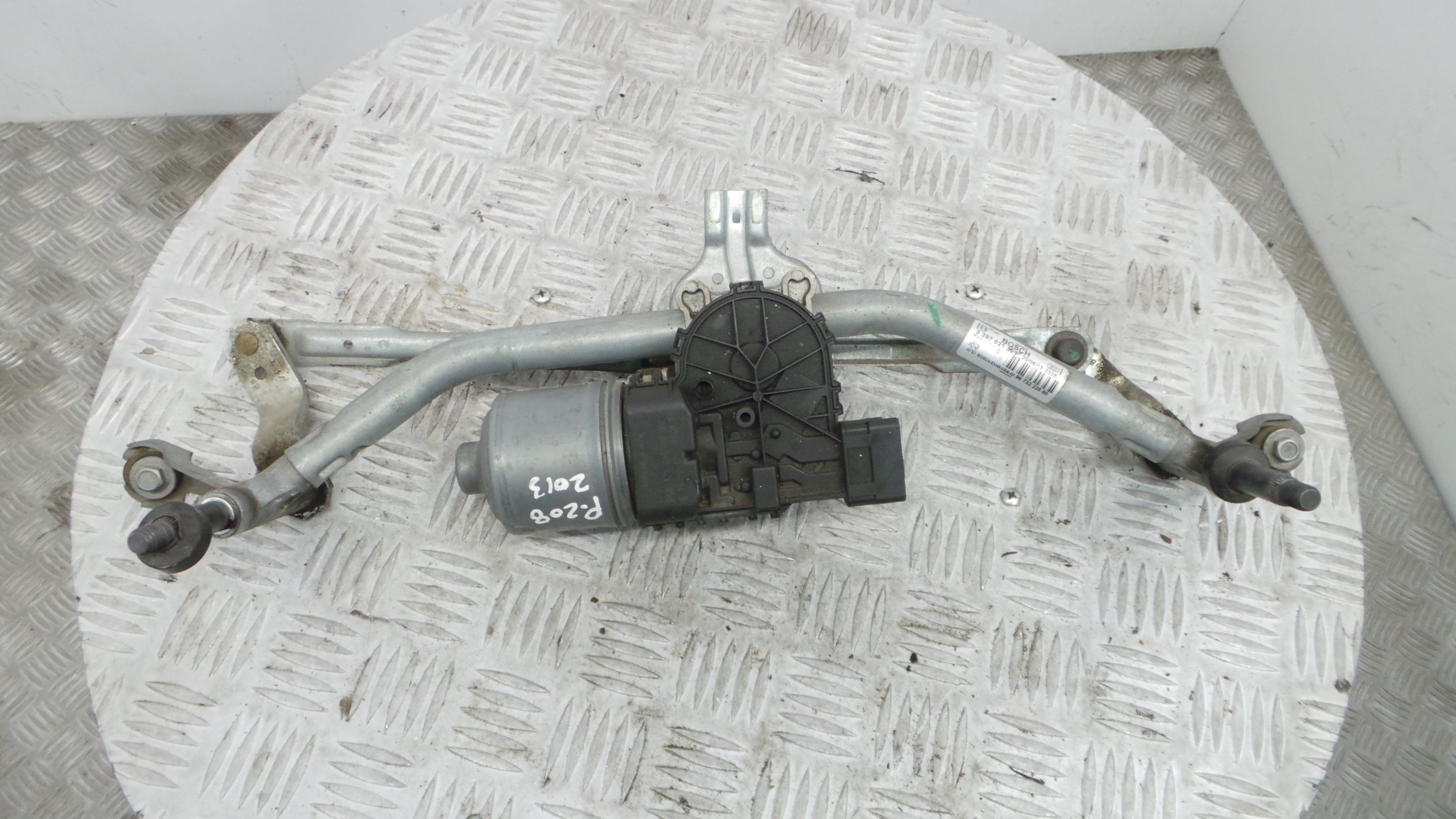 Motor Limpa Vidros Frente  9673222580 - PEUGEOT 208 I (CA_, CC_)-36563539