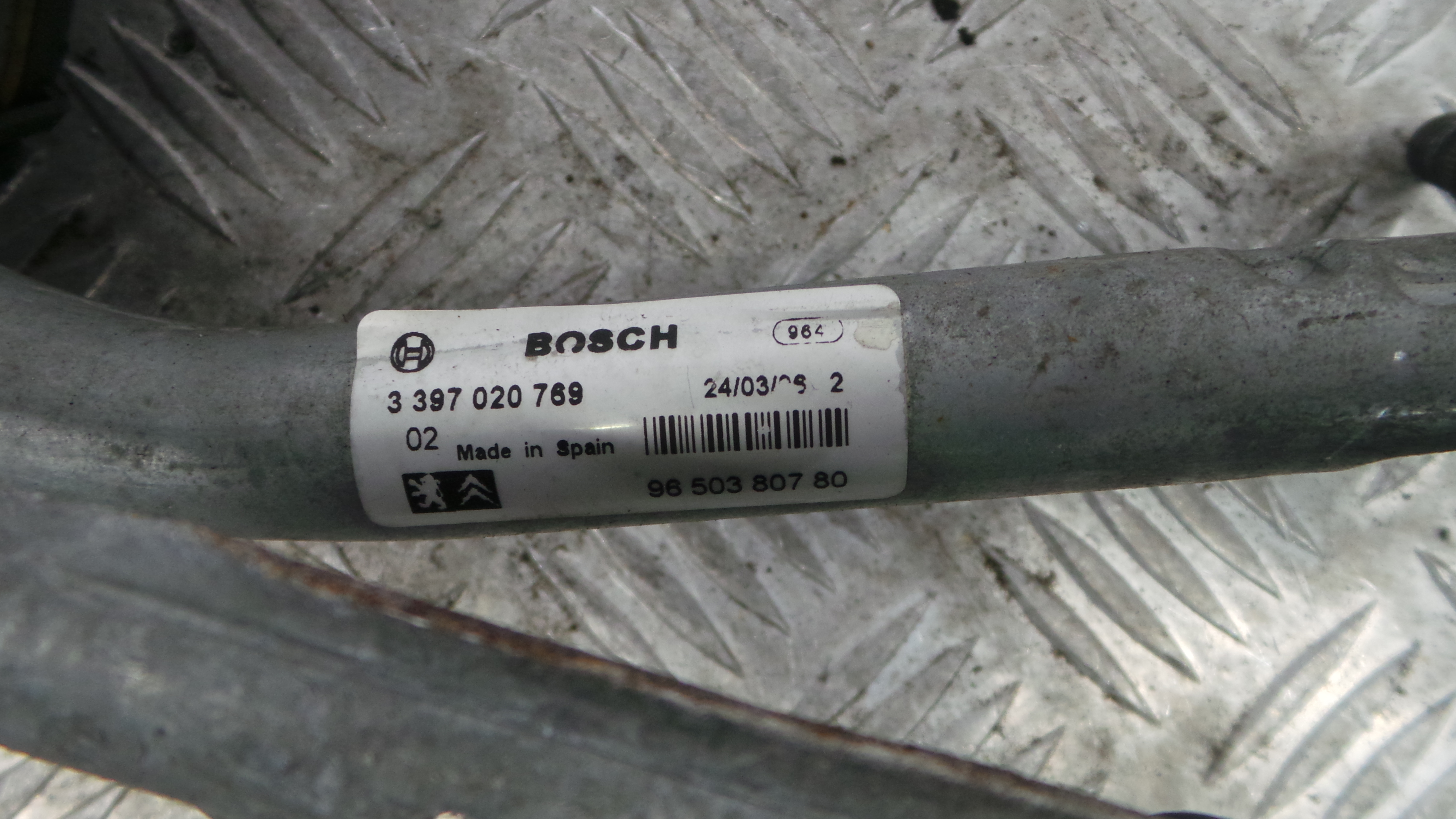 Motor Limpa Vidros Frente 9650380780 - PEUGEOT 207 (WA_, WC_), 207/207+ (WA_, WC_)-36563545