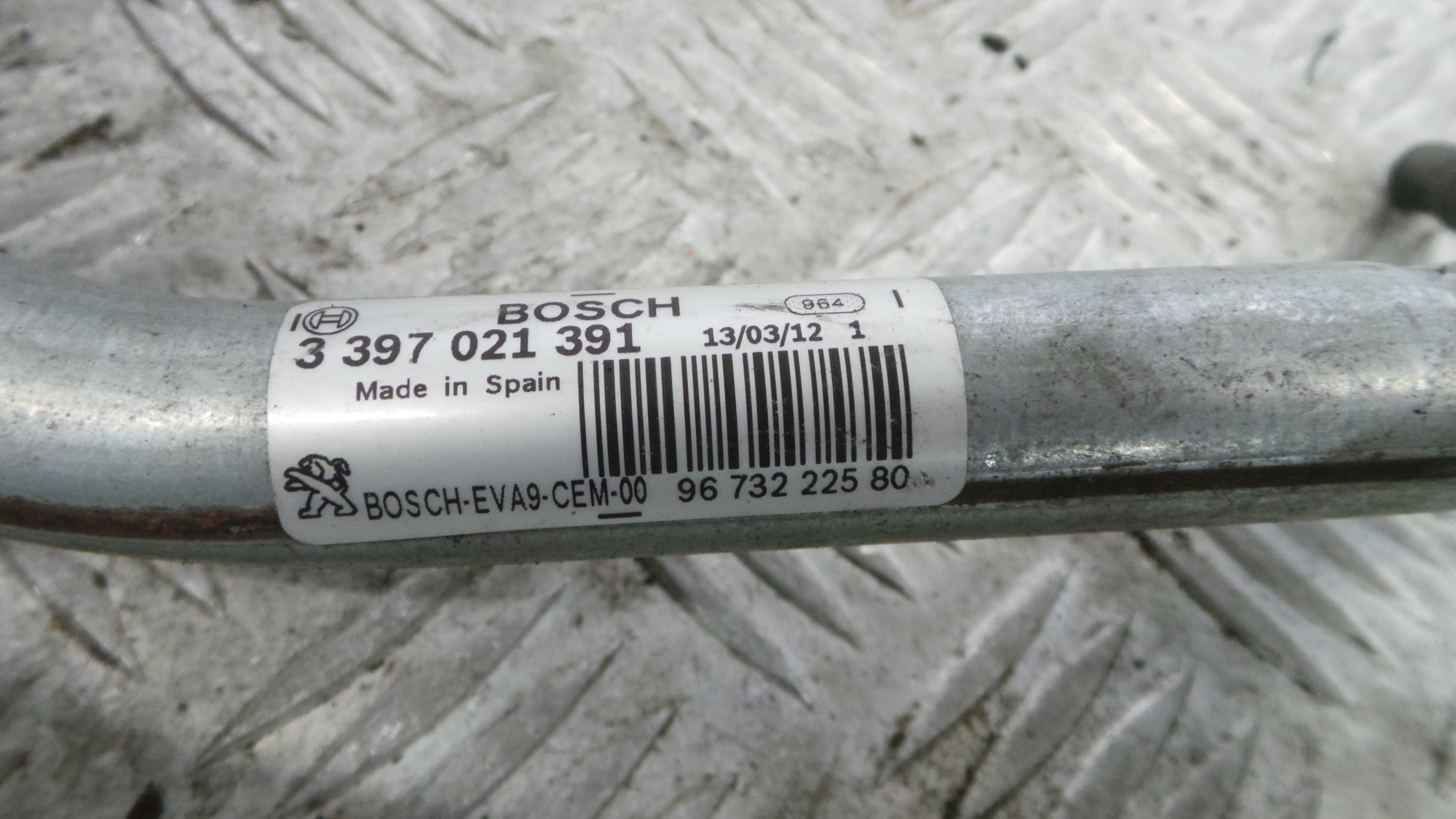 Motor Limpa Vidros Frente  9673222580 - PEUGEOT 208 I (CA_, CC_)-36563553