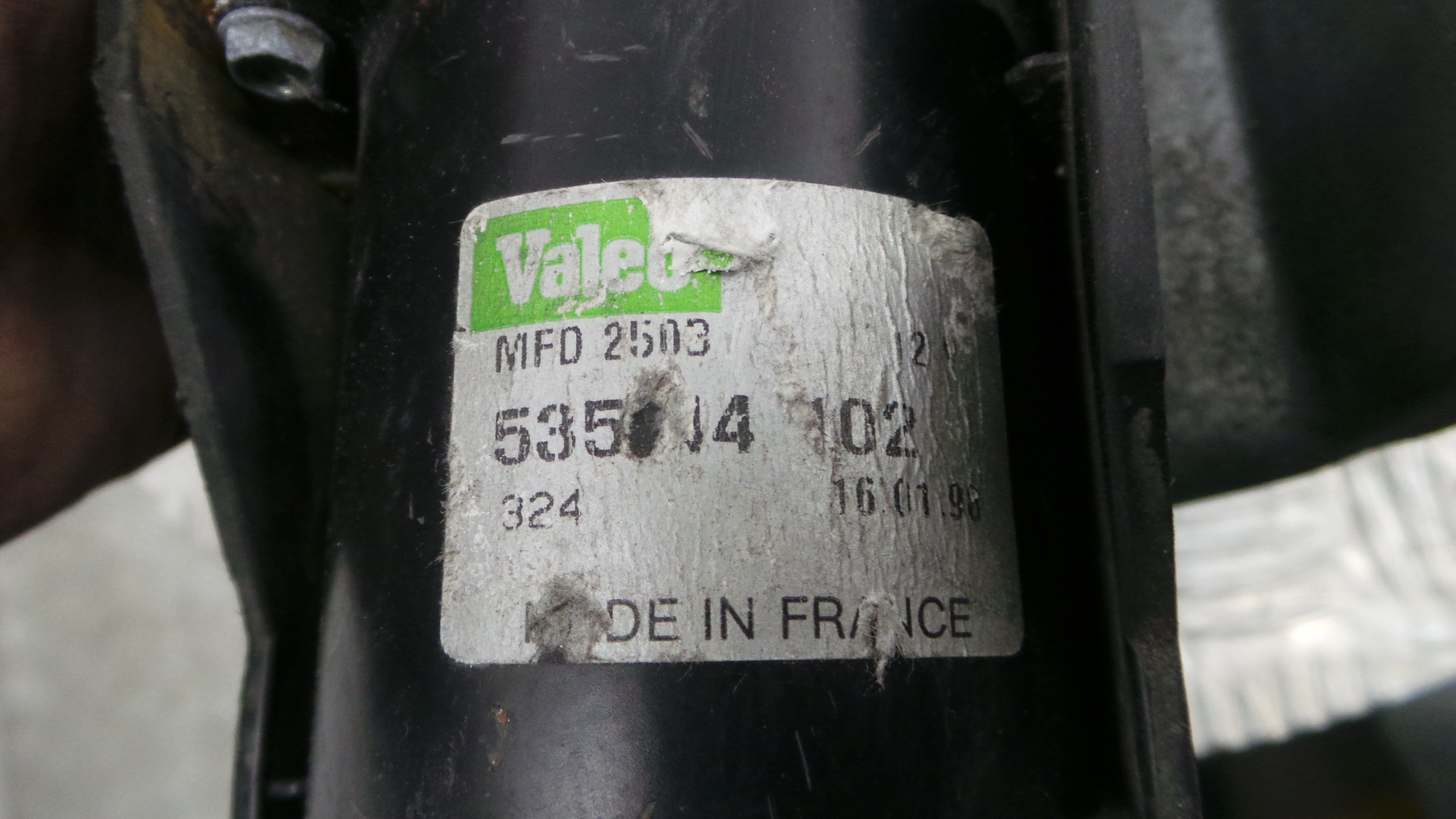 Motor Limpa Vidros Frente  53544102 - PEUGEOT 306 (7B, N3, N5)-36563582