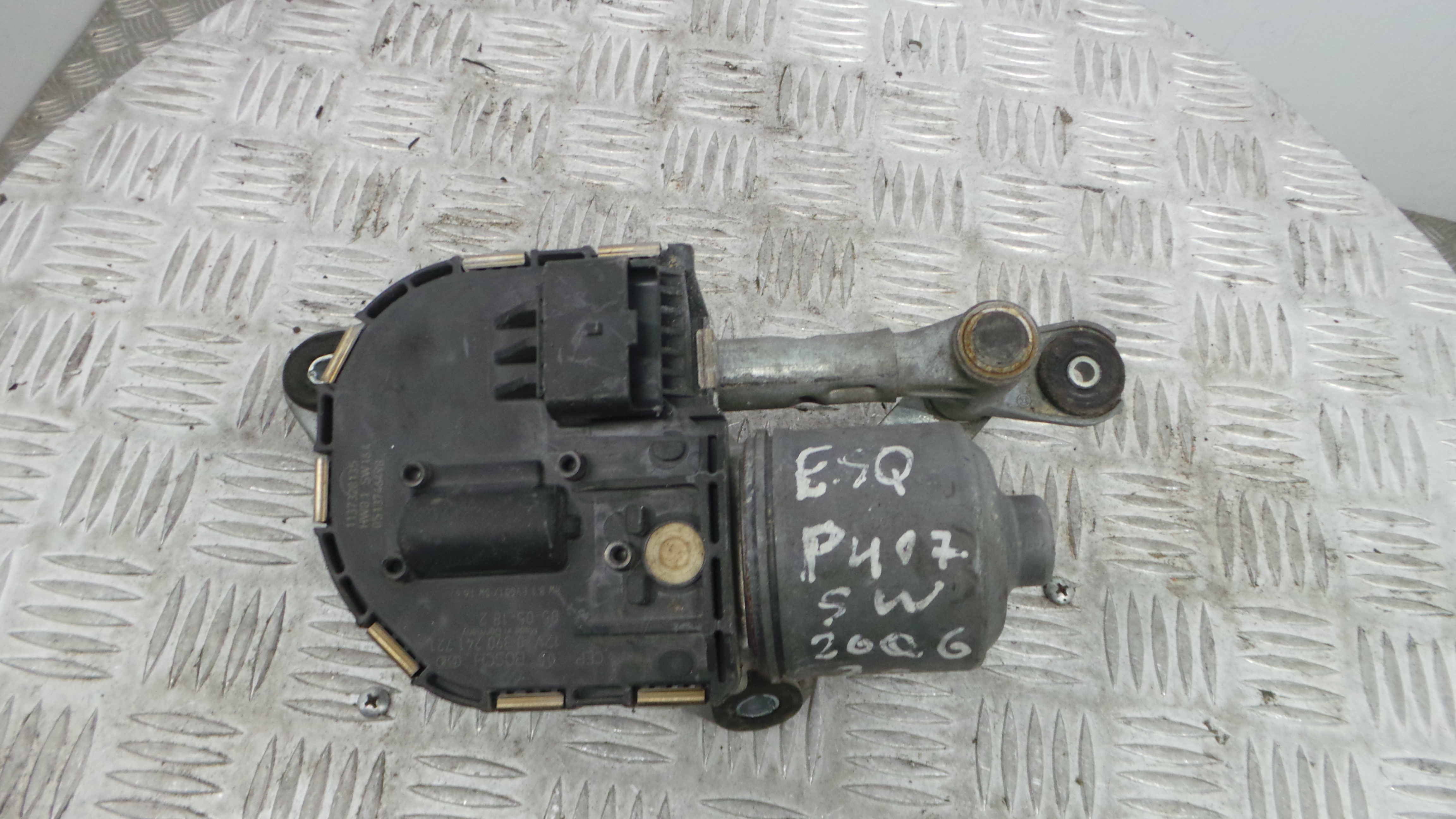 Motor Limpa Vidros Frente 9656859880 - PEUGEOT 407 SW (6E_, 6D_)-36570225