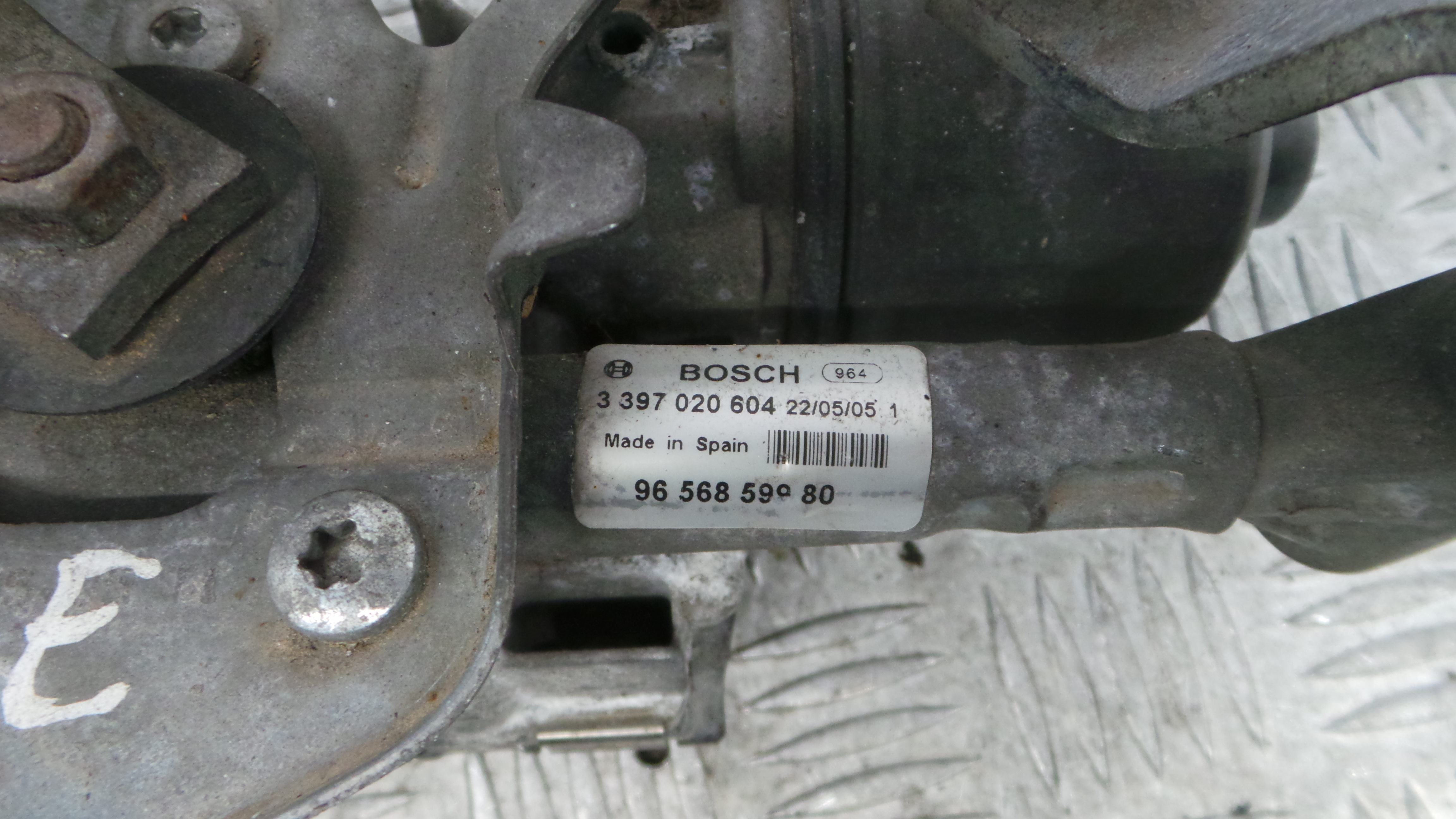 Motor Limpa Vidros Frente 9656859880 - PEUGEOT 407 SW (6E_, 6D_)-36570225