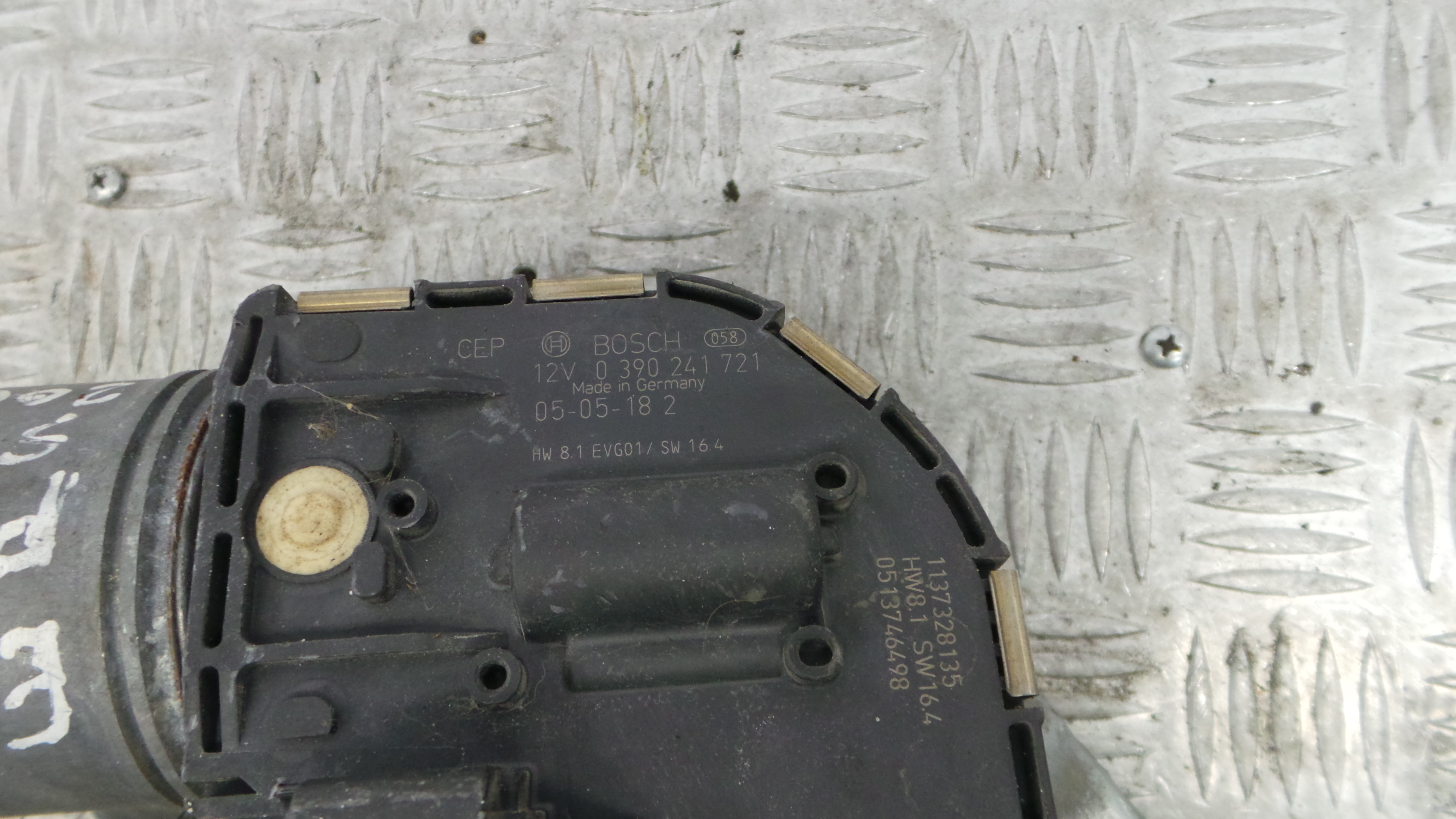 Motor Limpa Vidros Frente 9656859880 - PEUGEOT 407 SW (6E_, 6D_)-36570225