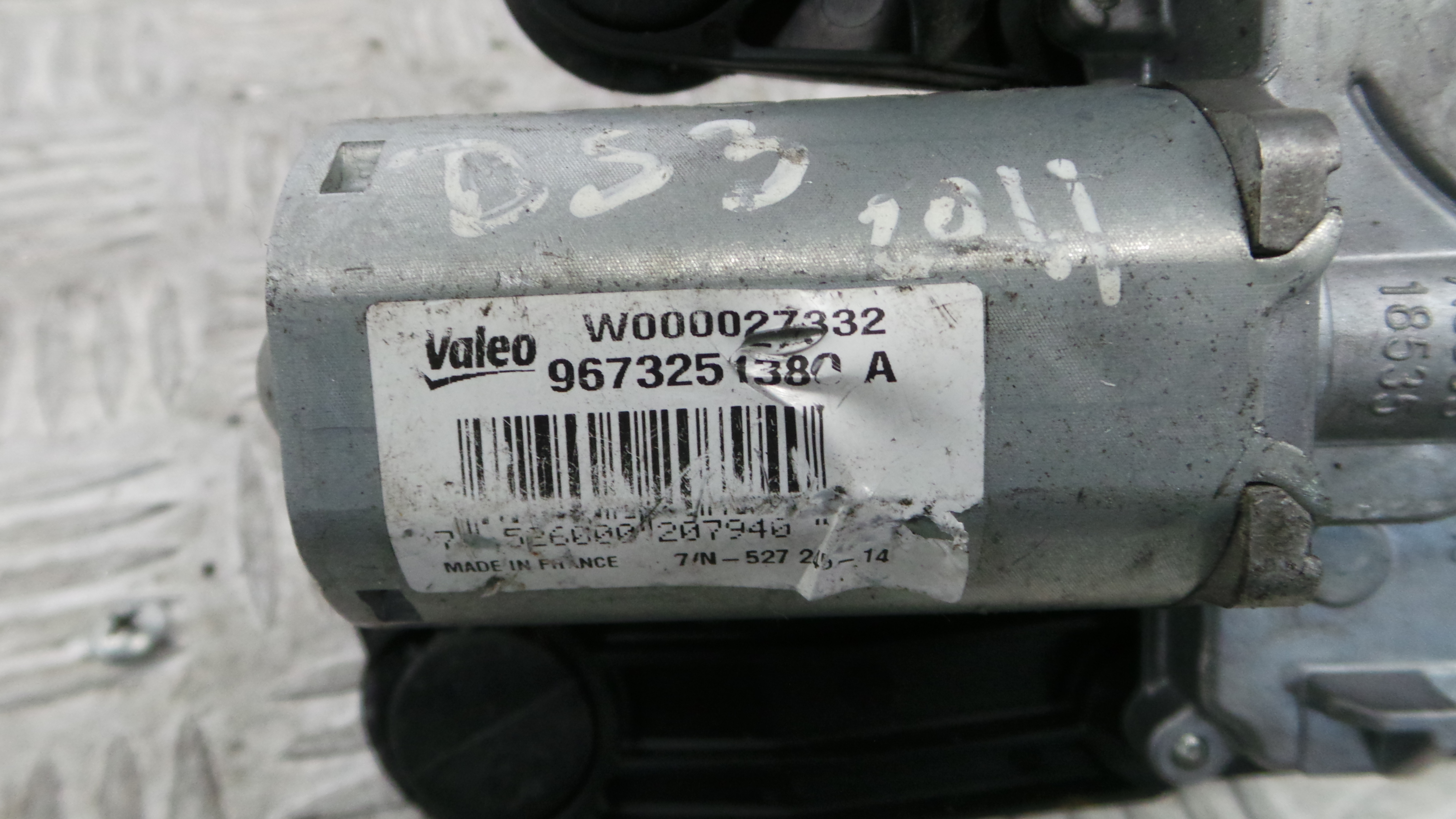 Motor Limpa Vidros Trás 9673251380 - CITROËN DS3 (SA_)-36570268