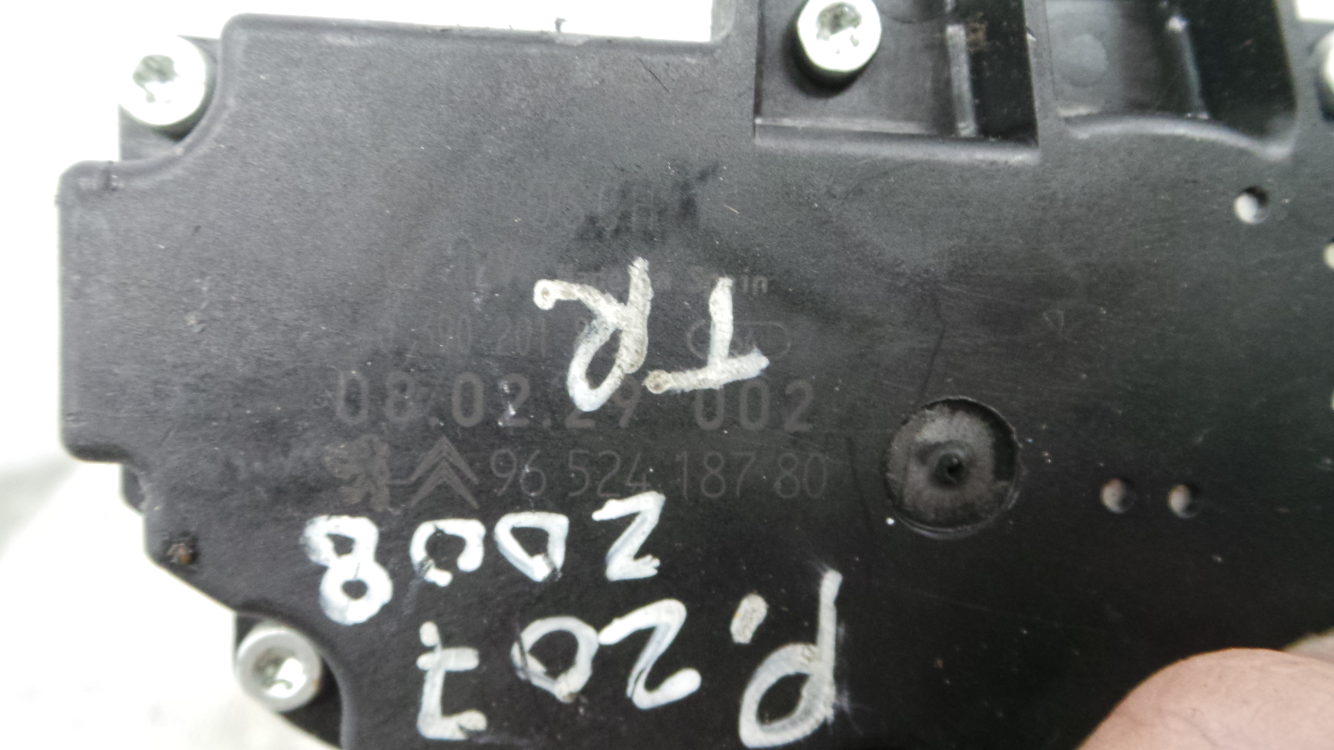 Motor Limpa Vidros Trás 9652418780 - PEUGEOT 207 (WA_, WC_), 207/207+ (WA_, WC_)-36570663