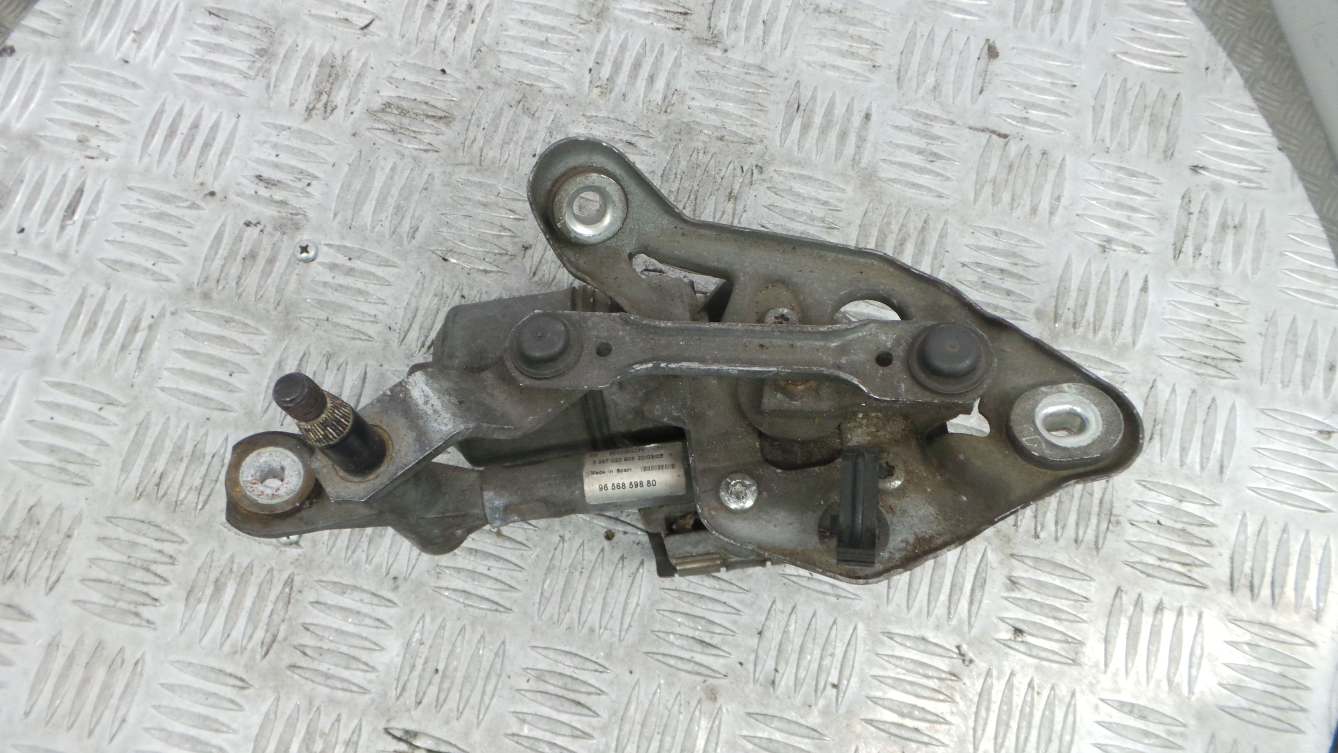Motor Limpa Vidros Frente  9656859880 - PEUGEOT 407 SW (6E_, 6D_)-36570700