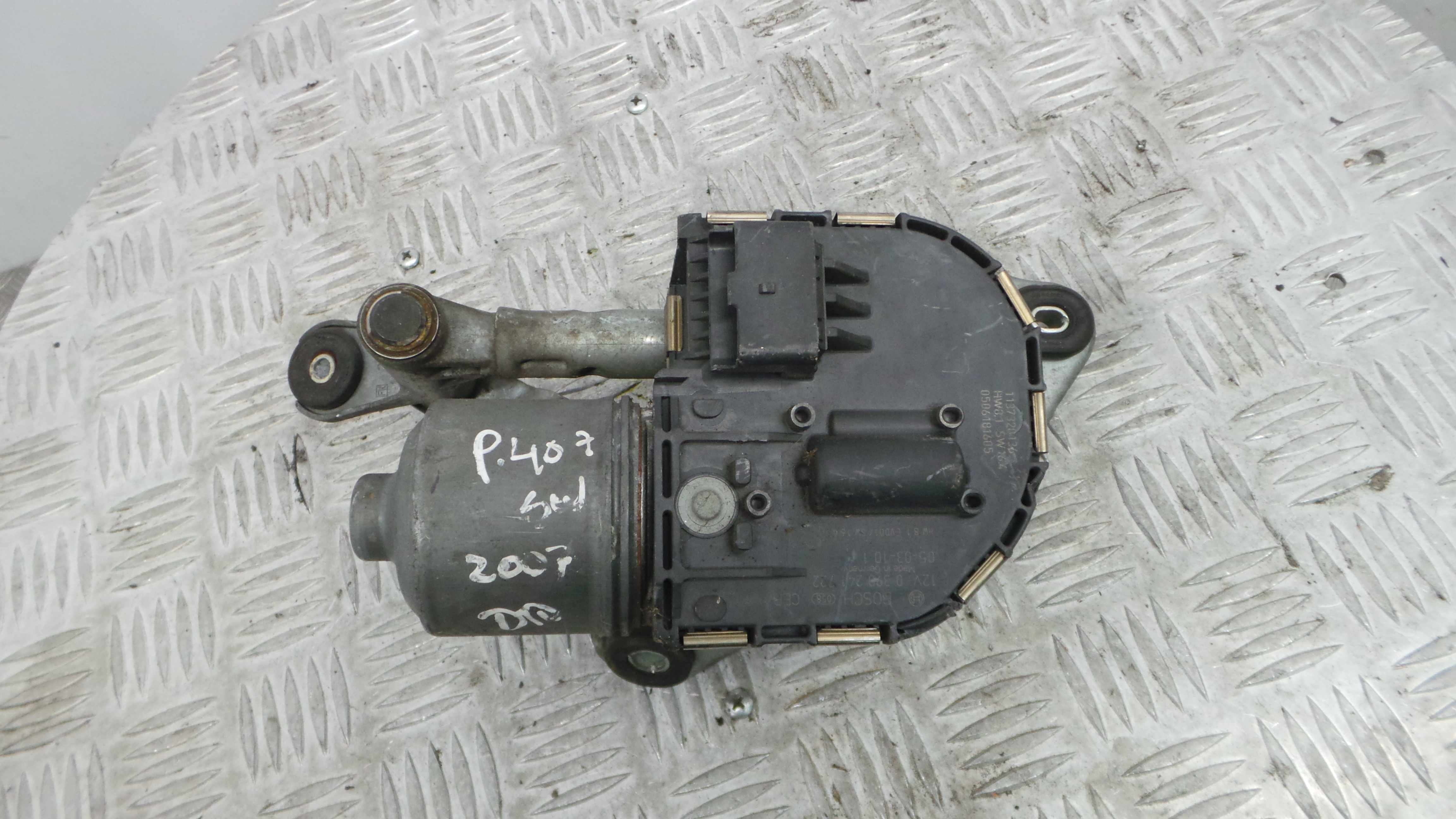 Motor Limpa Vidros Frente 9656859880 - PEUGEOT 407 SW (6E_, 6D_)-36570700