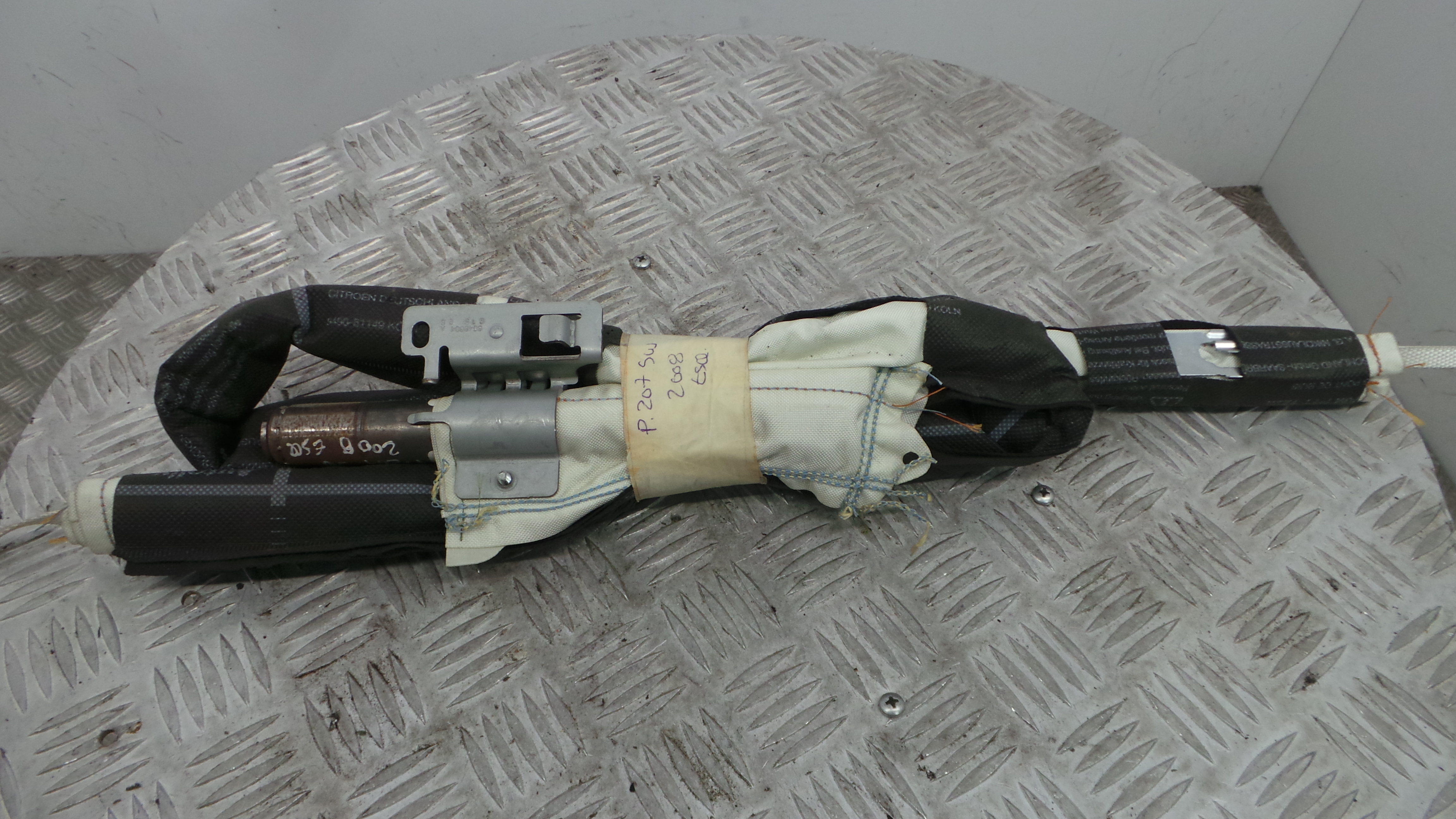 Airbags de Cortina Esq 9650247880 - PEUGEOT 207 SW (WK_)-36585631