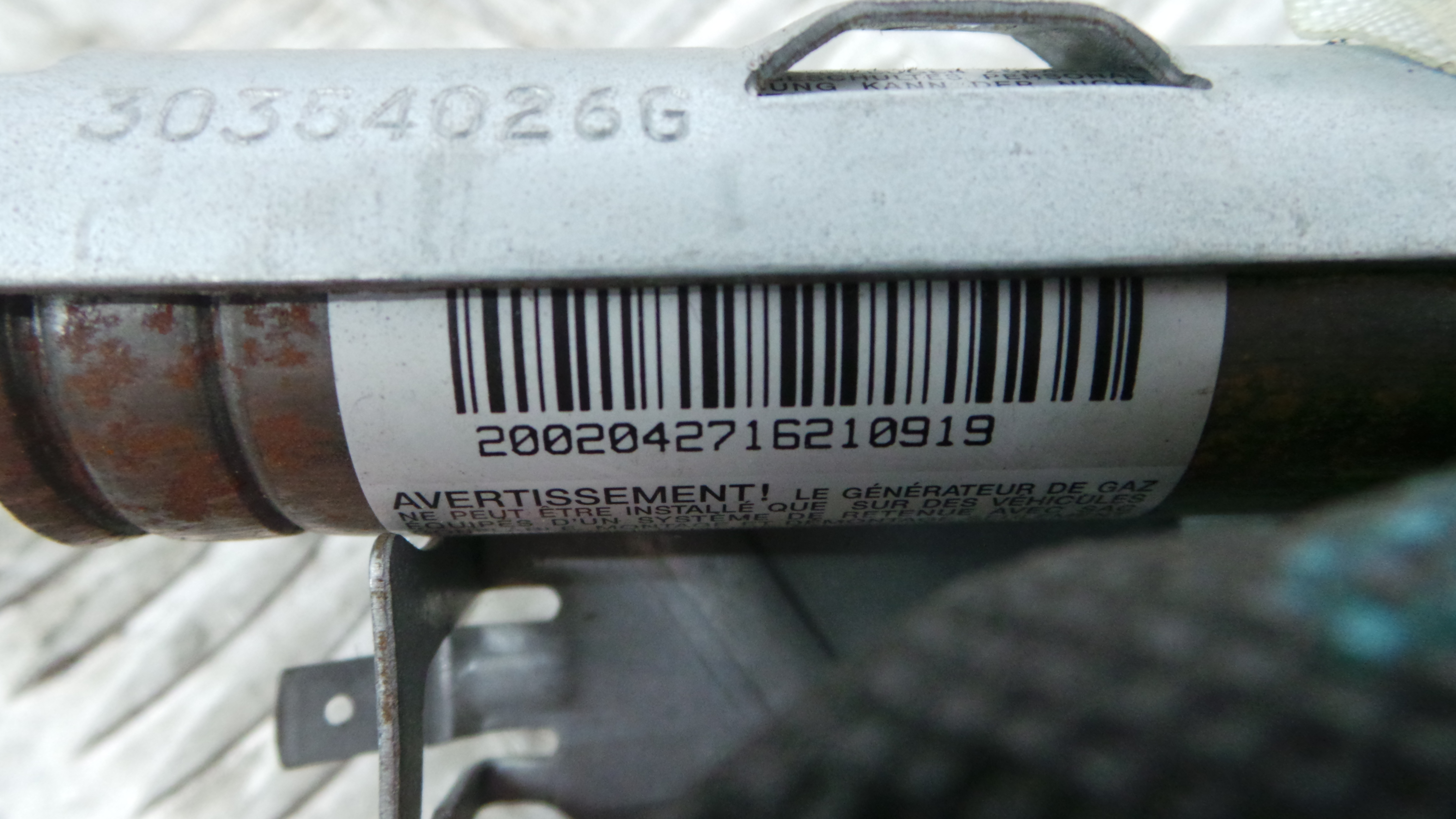 Airbags de Cortina Dto 30354026G - PEUGEOT 206 Hatchback (2A/C)-36585680