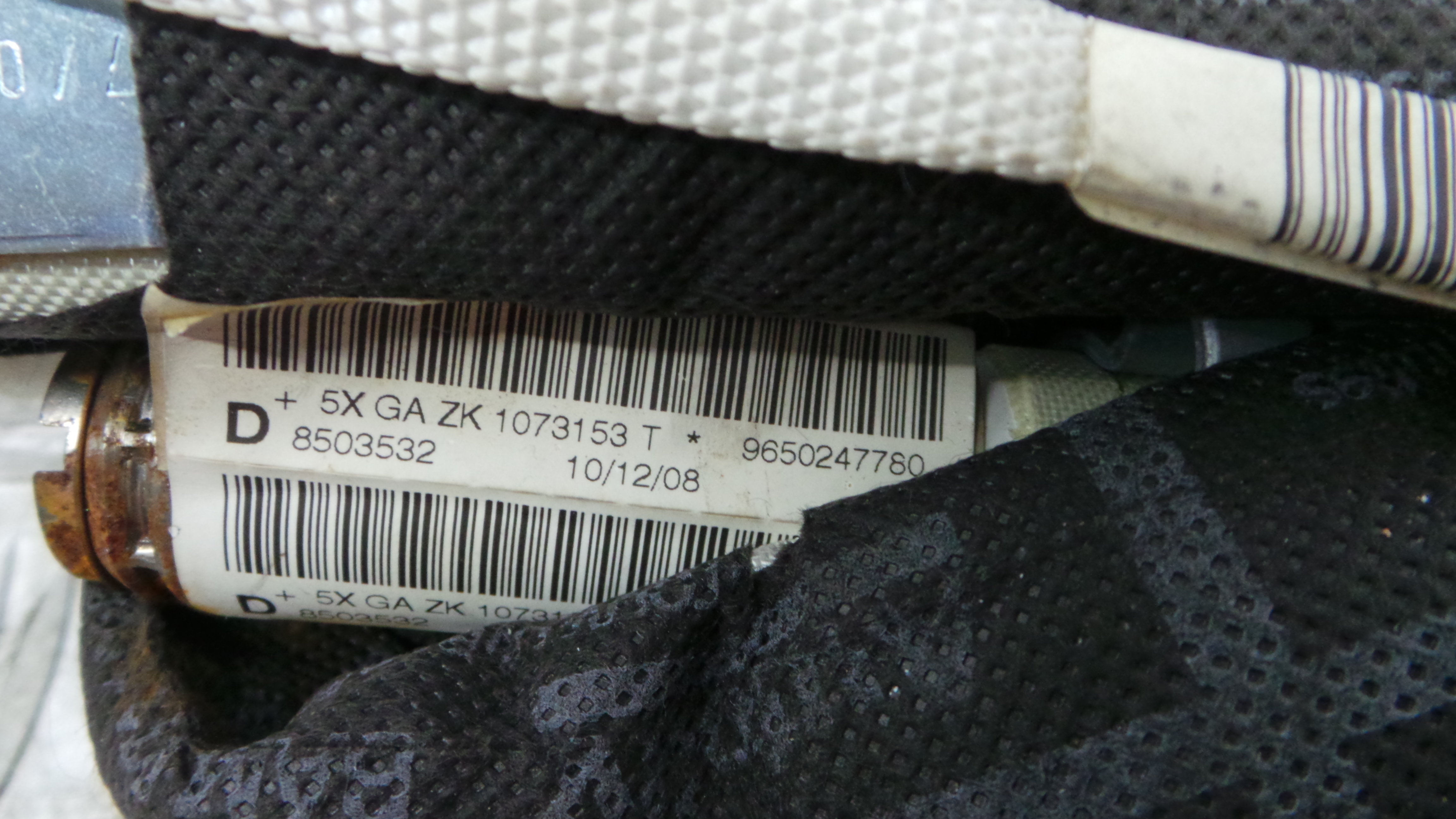 Airbags de Cortina Dto 9650247780 - PEUGEOT 207 (WA_, WC_), 207/207+ (WA_, WC_)-36586021