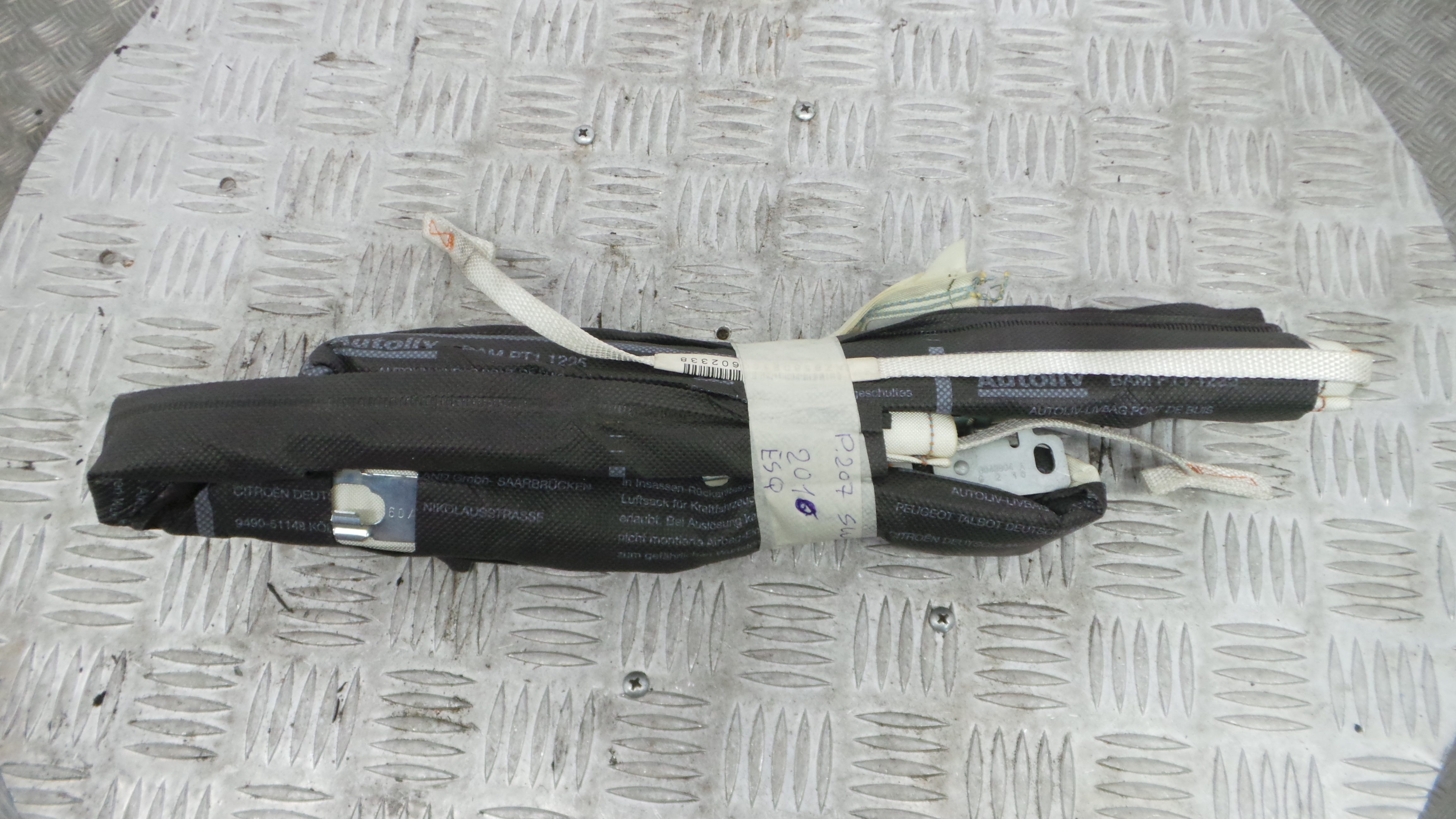 Airbags de Cortina Esq 9650247880 - PEUGEOT 207 SW (WK_)-36586031