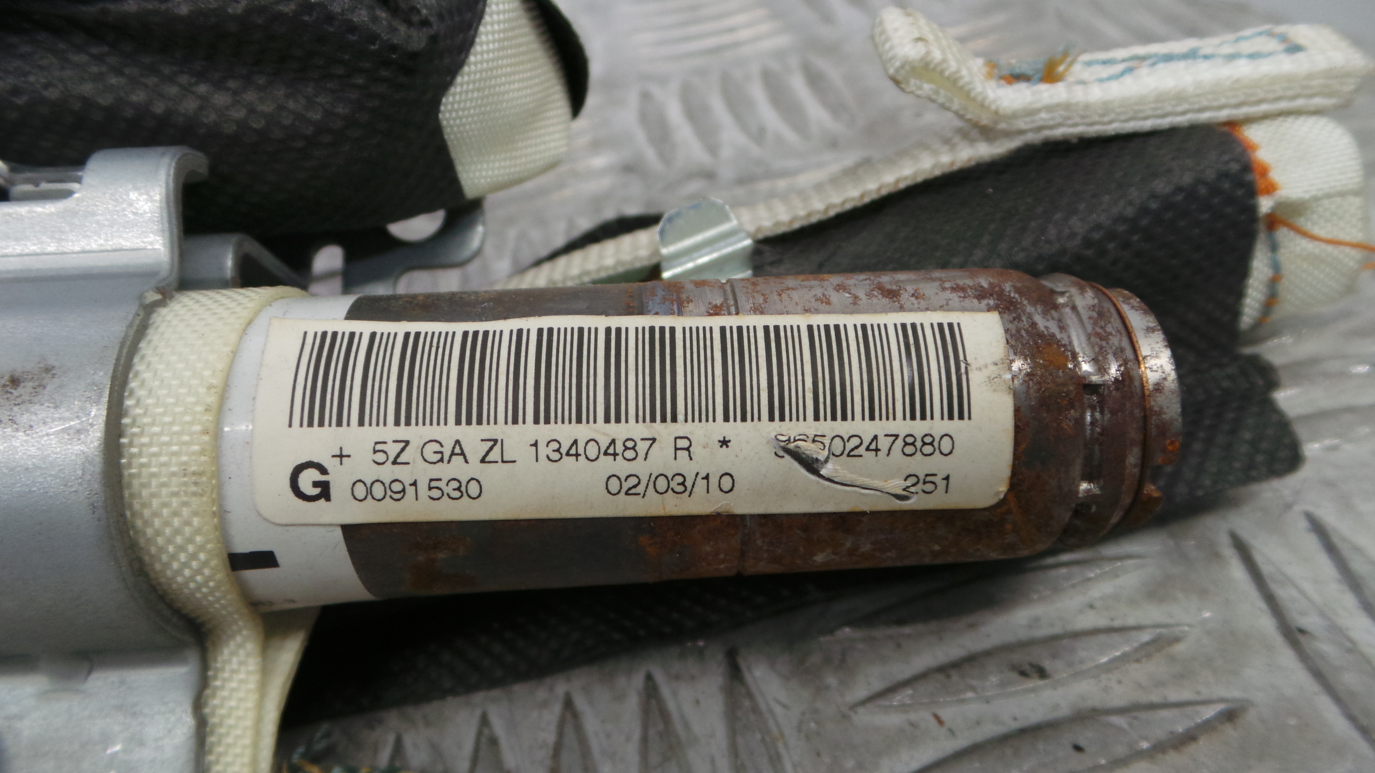 Airbags de Cortina Esq 9650247880 - PEUGEOT 207 SW (WK_)-36586031