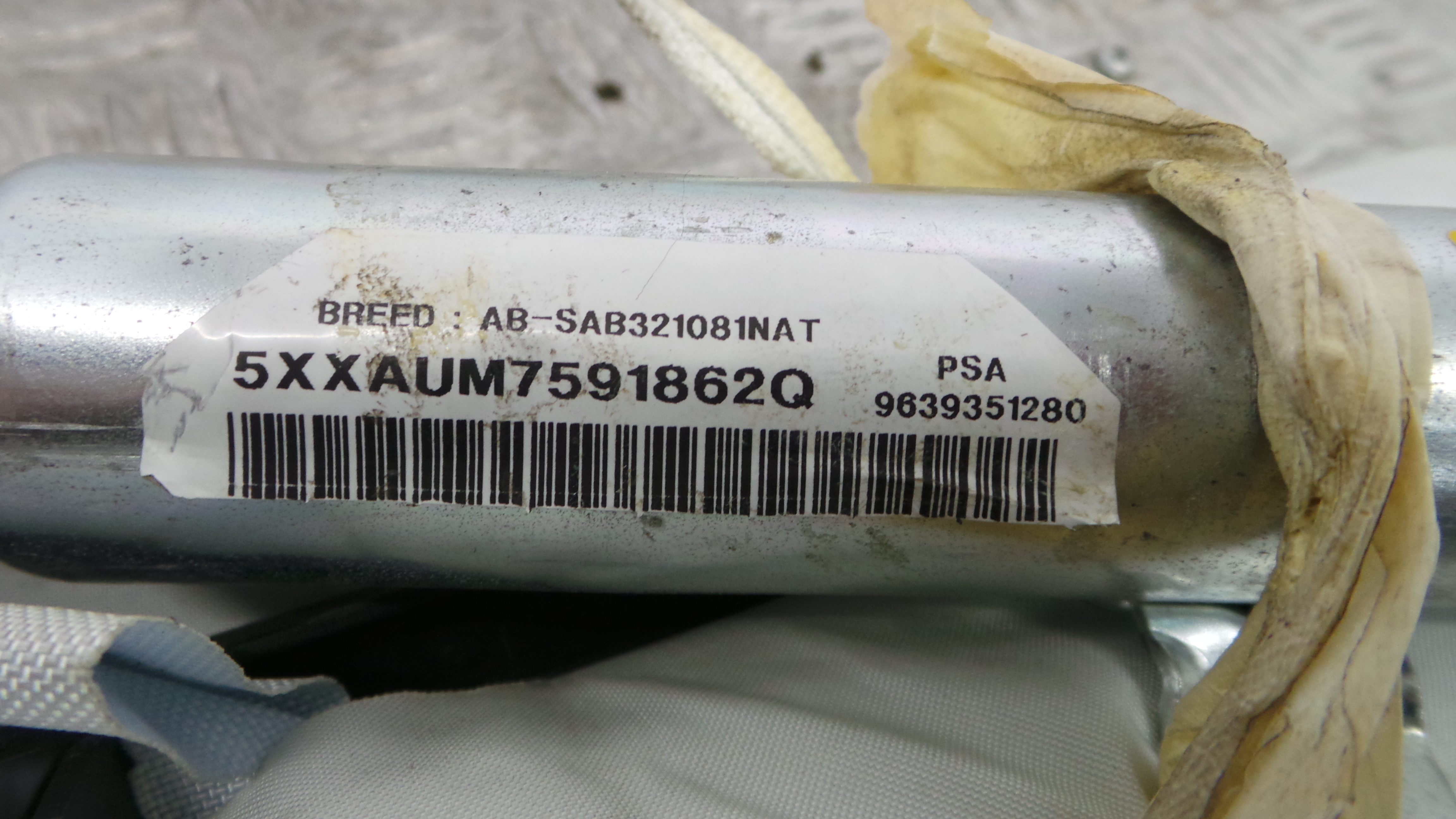 Airbags de Cortina Dto 9639351280 - PEUGEOT 307 SW (3H)-36586098