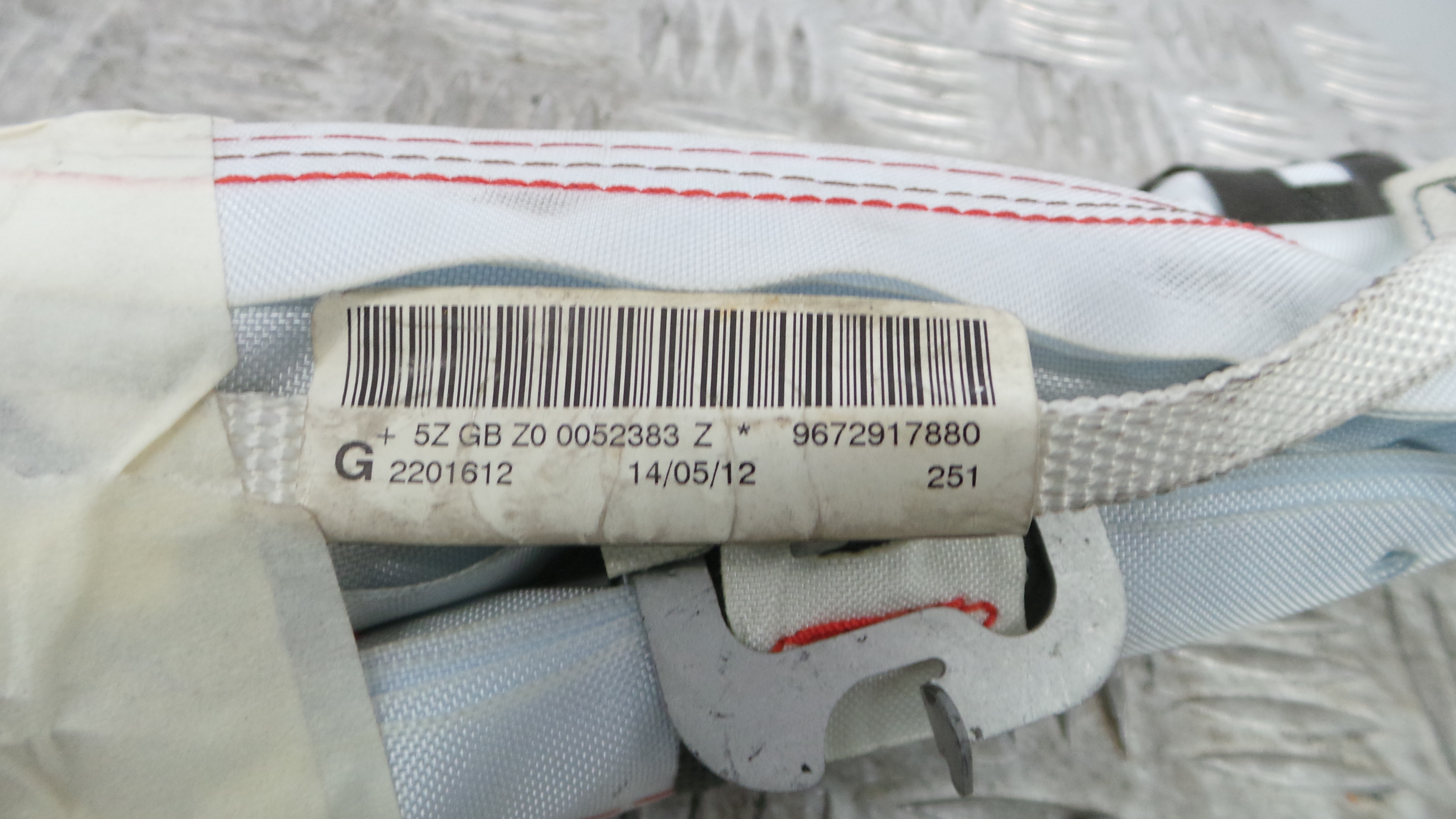 Airbags de Cortina Esq 9672917880 - PEUGEOT 208 I (CA_, CC_)-36586114