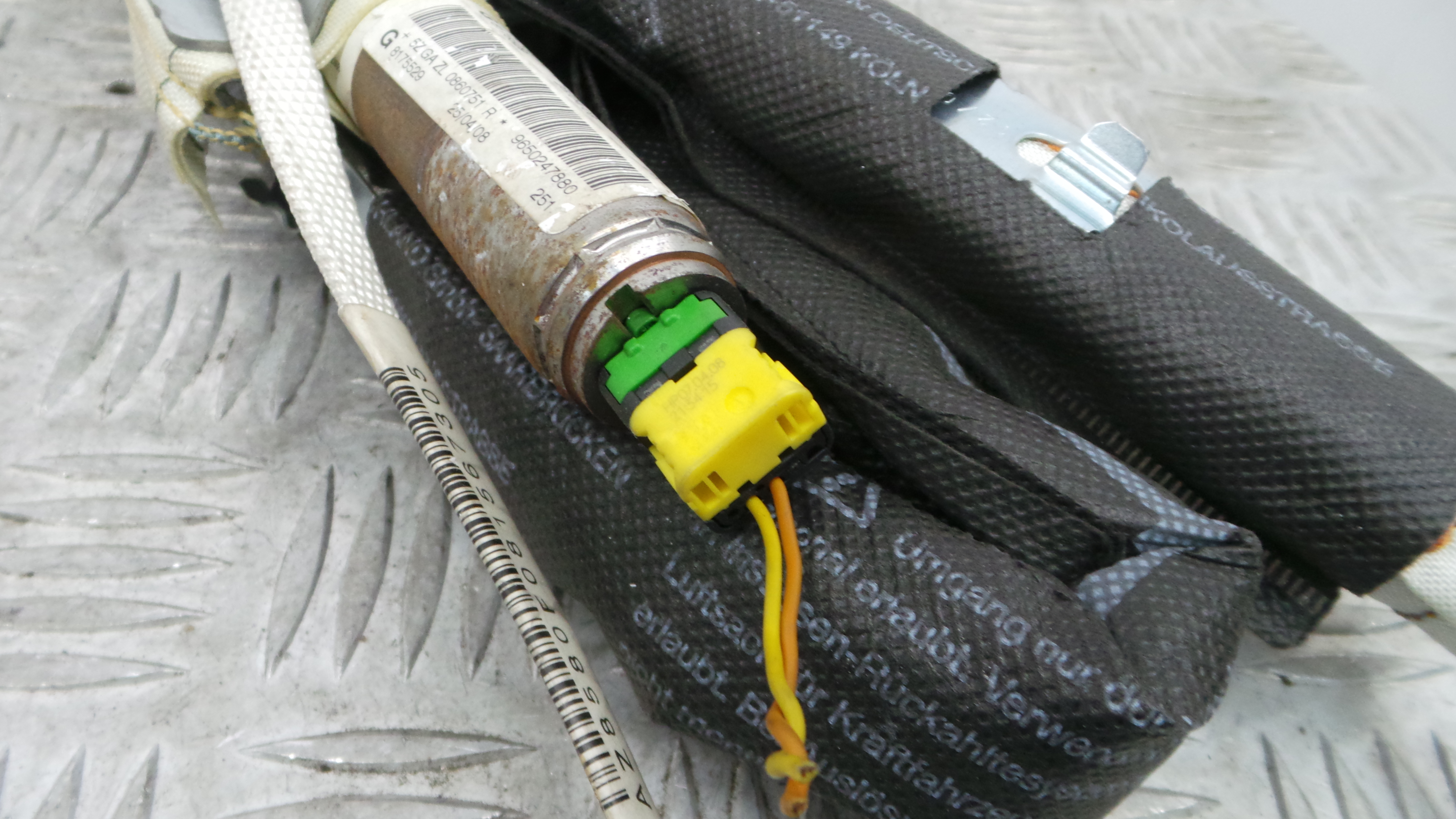 Airbags de Cortina Esq 9650247880 - PEUGEOT 207 SW (WK_)-36586117