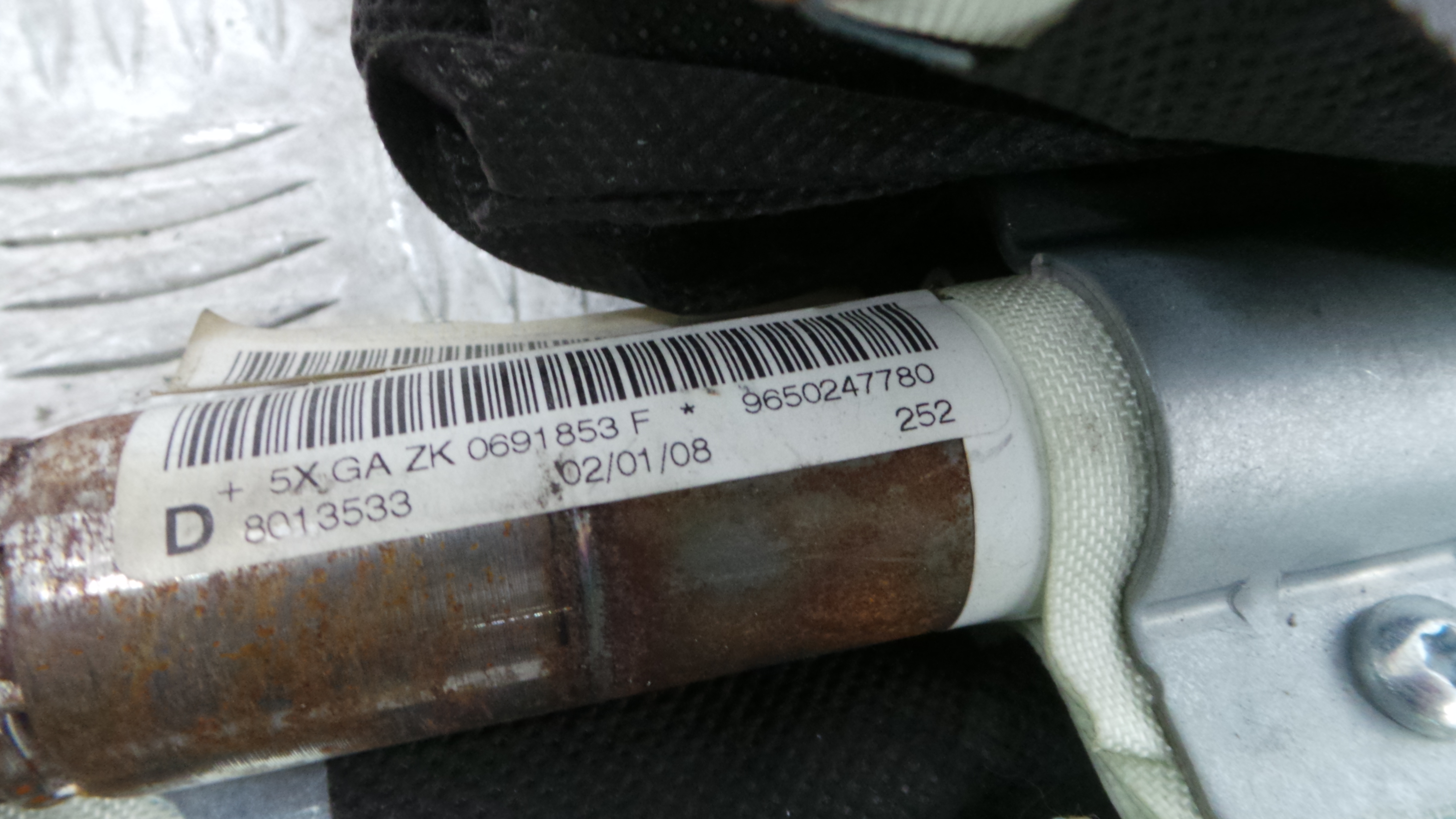 Airbags de Cortina Dto 9650247780 - PEUGEOT 207 (WA_, WC_), 207/207+ (WA_, WC_)-36586147