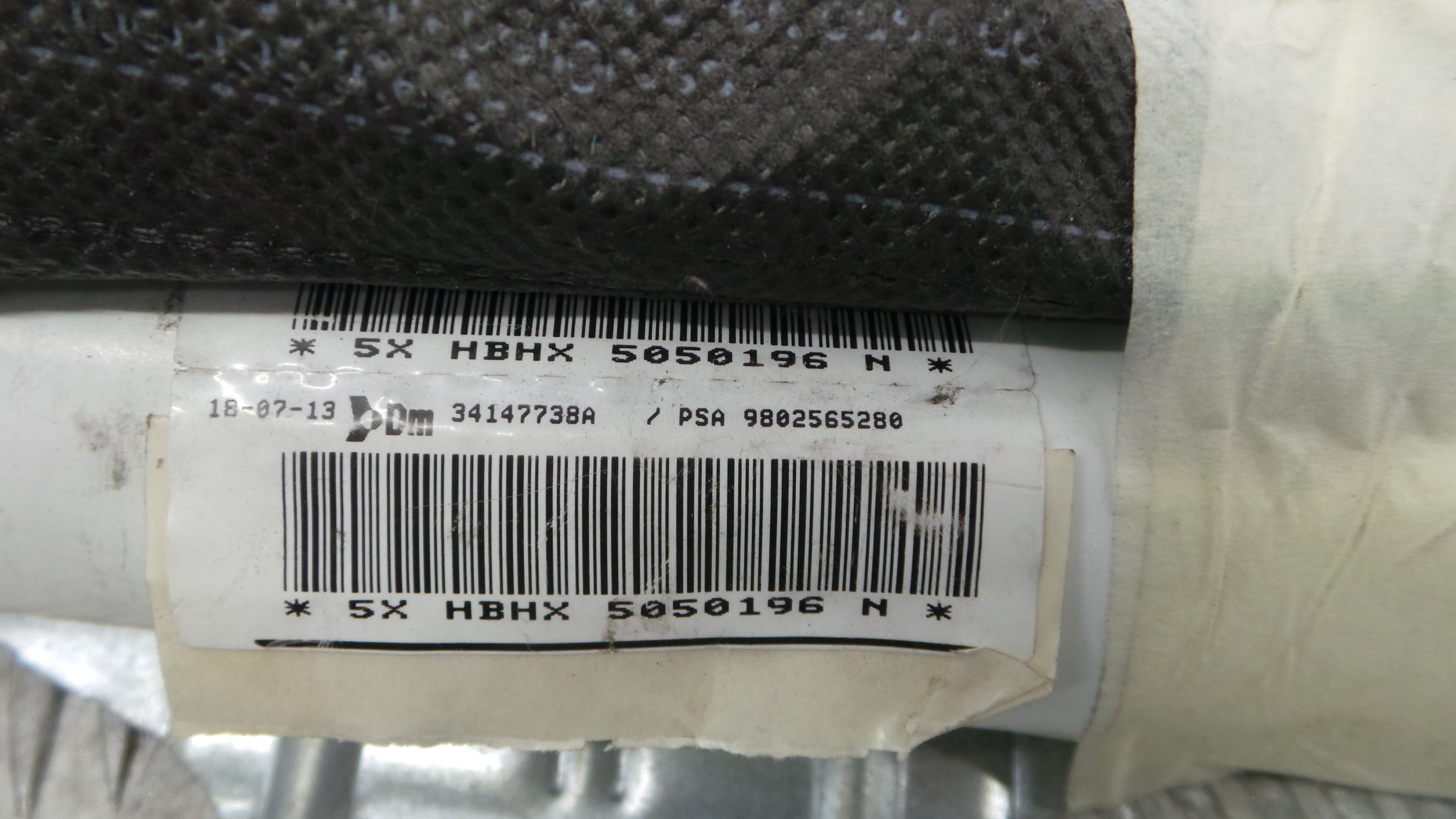 Airbags de Cortina Dto 9802565280 - CITROËN DS5-36586162