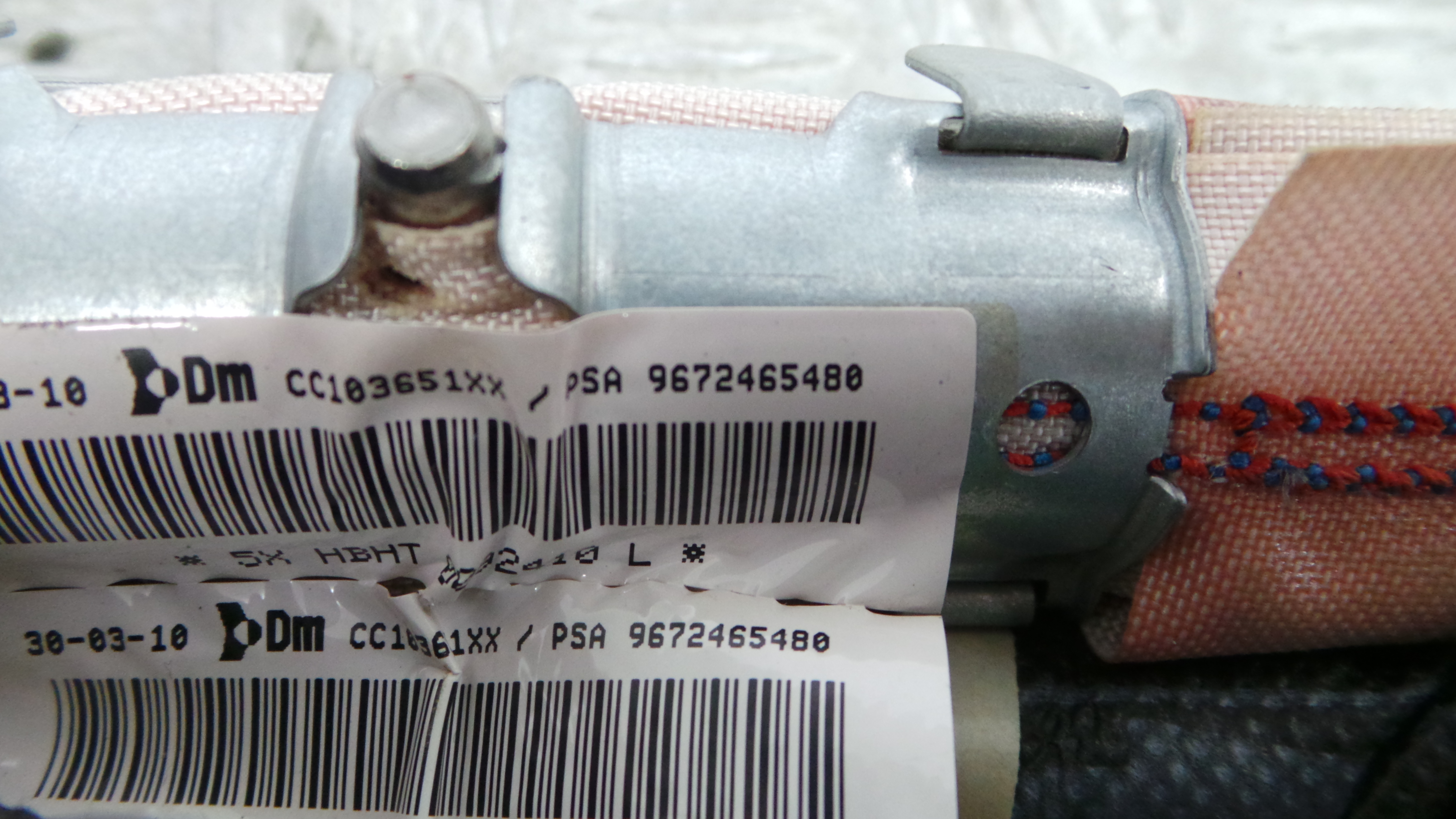 Airbags de Cortina Dto 9672465480 - CITROËN C3 II (SC_)-36586206