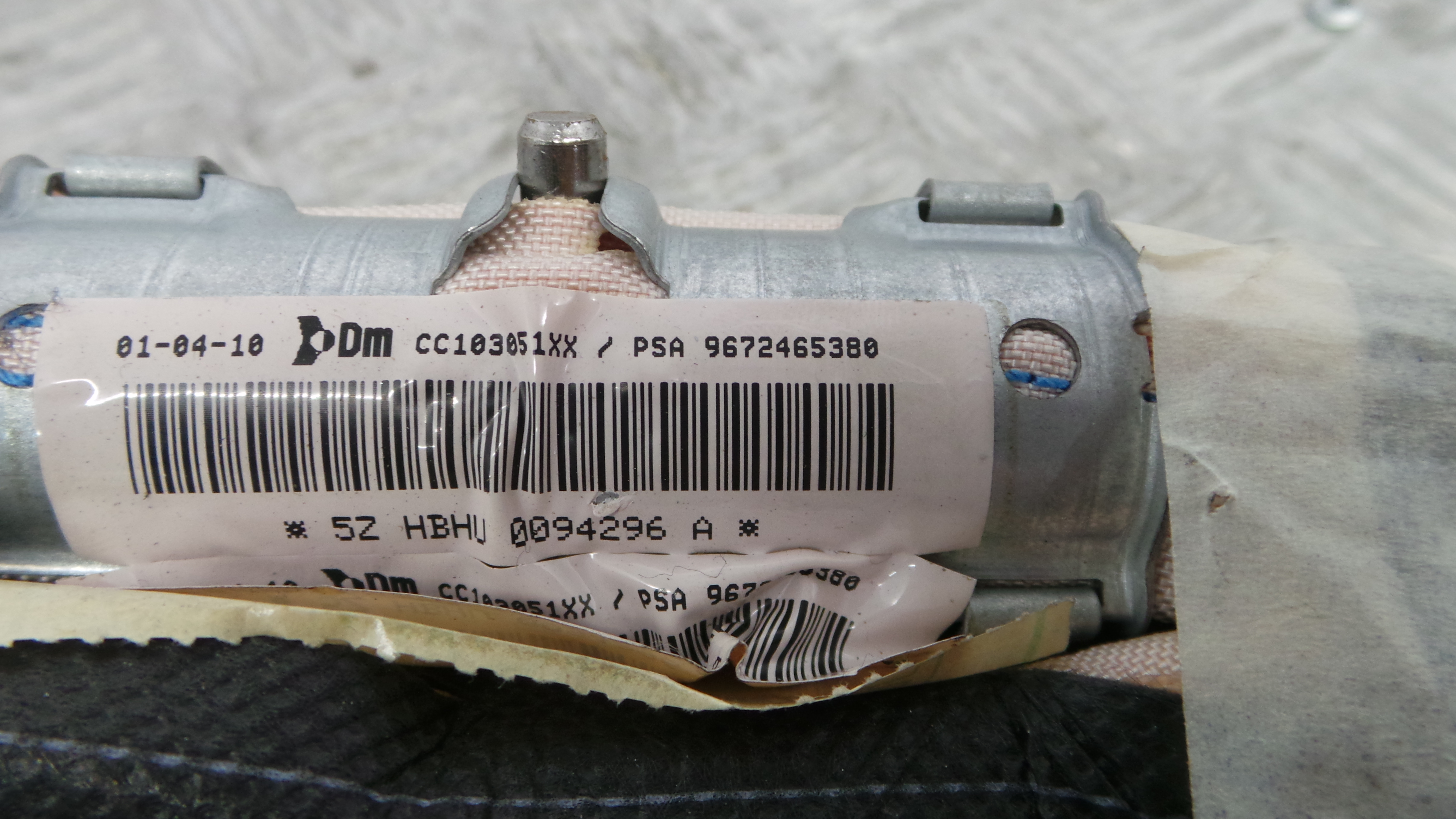 Airbags de Cortina Esq 9672465380 - CITROËN C3 II (SC_)-36586221