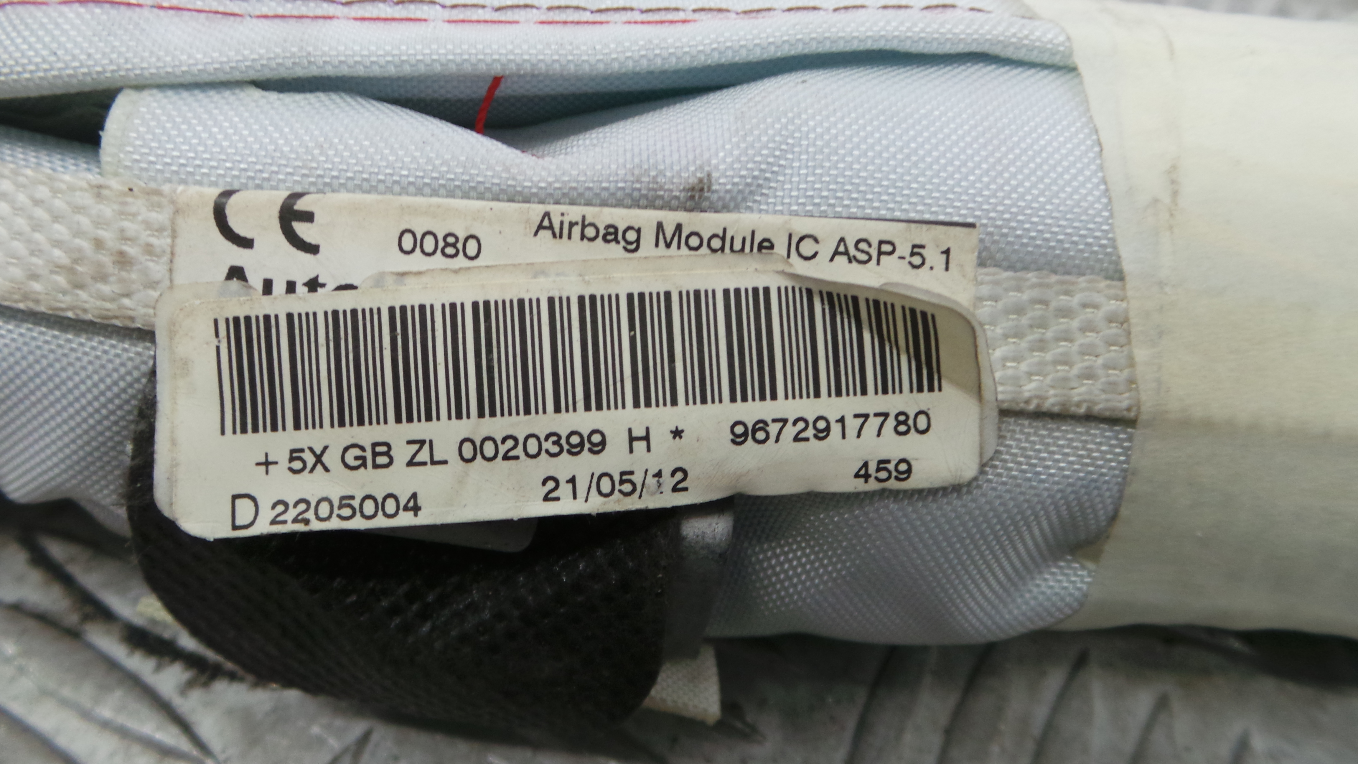 Airbags de Cortina Dto 9672917780 - PEUGEOT 208 I (CA_, CC_)-36586233