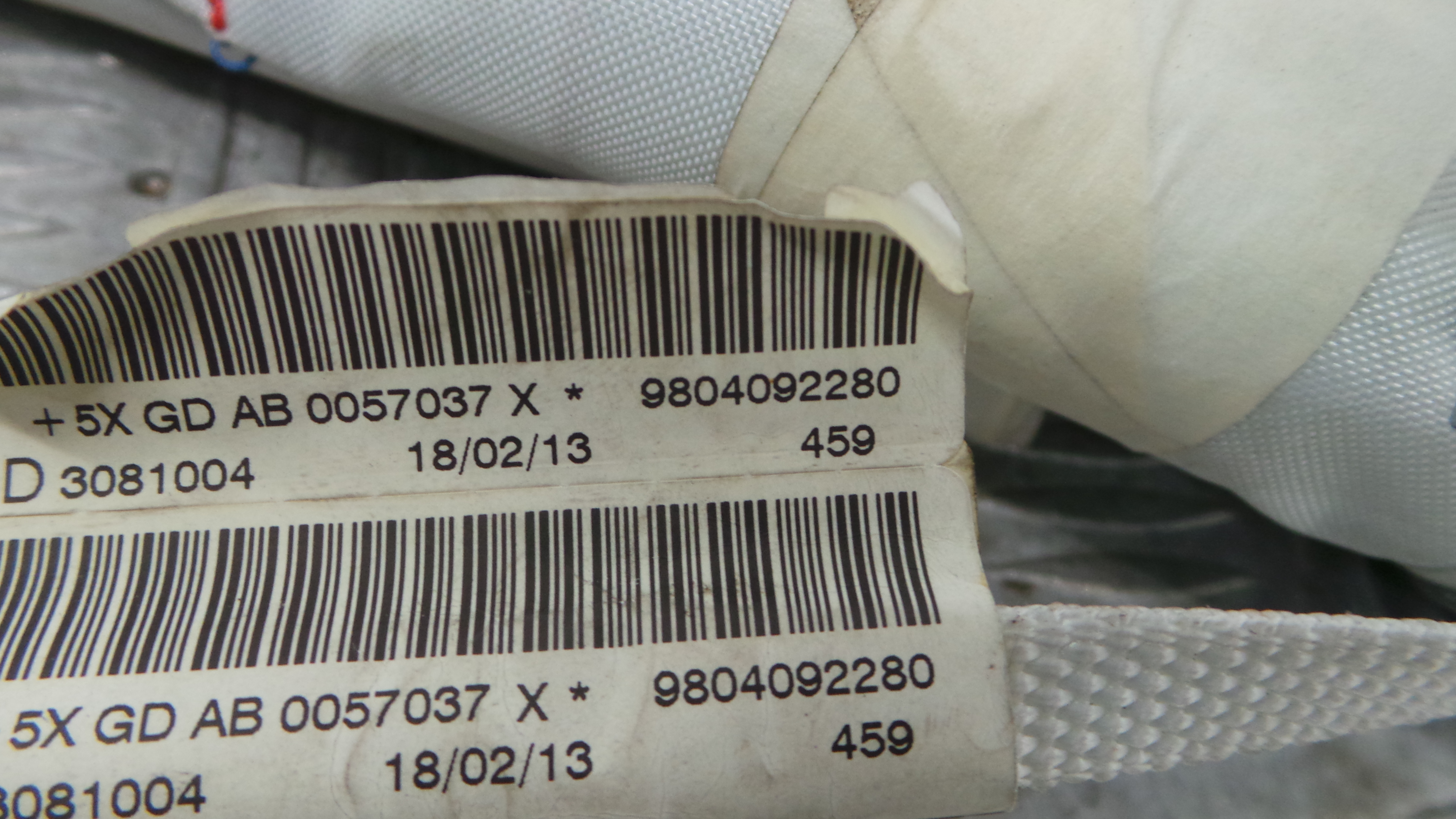 Airbags de Cortina Dto 9804092280 - PEUGEOT 208 I (CA_, CC_)-36586245