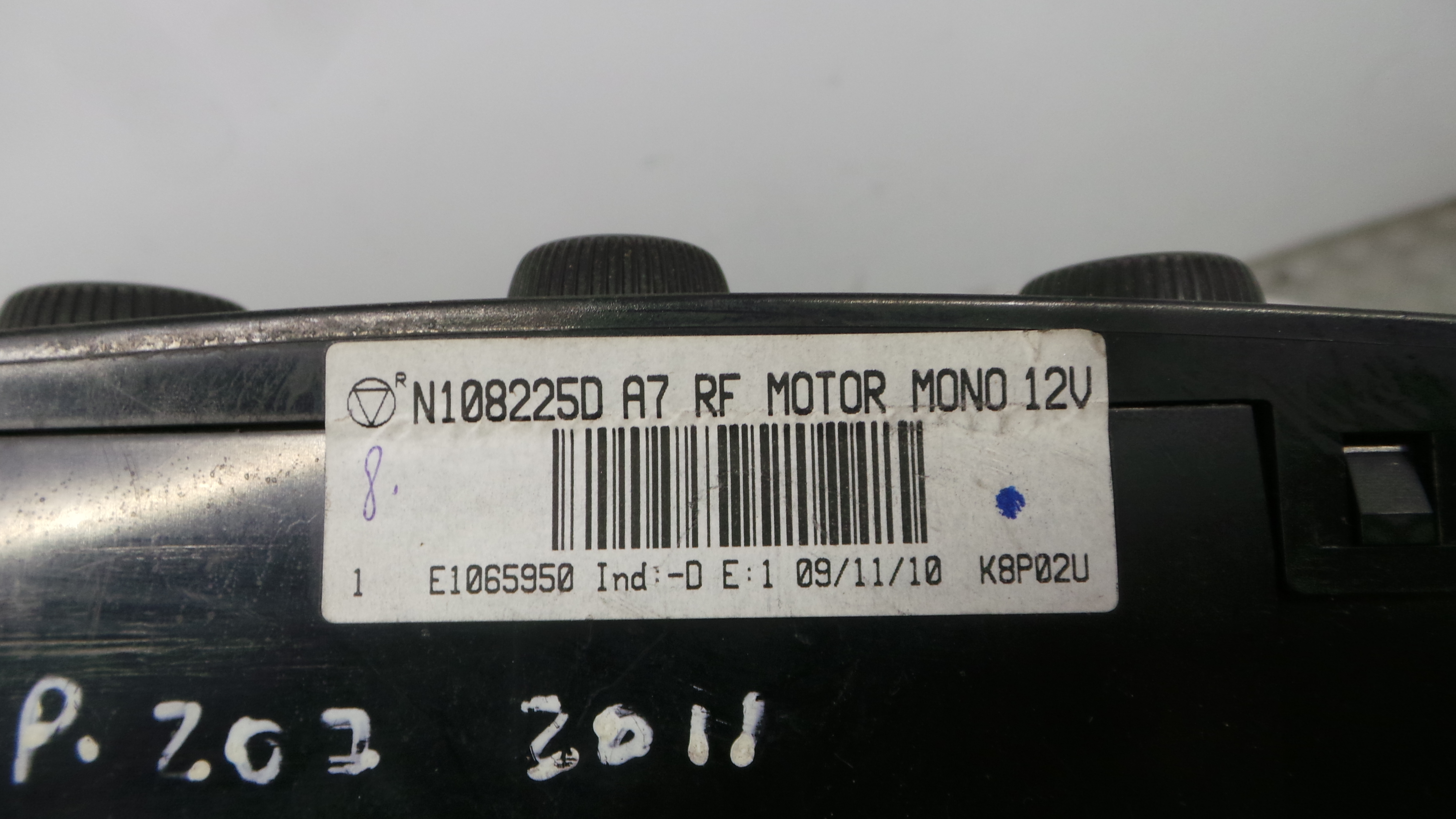 Comando da Sofagem / Climatronic N108225D - PEUGEOT 207 (WA_, WC_), 207/207+ (WA_, WC_)-36586284