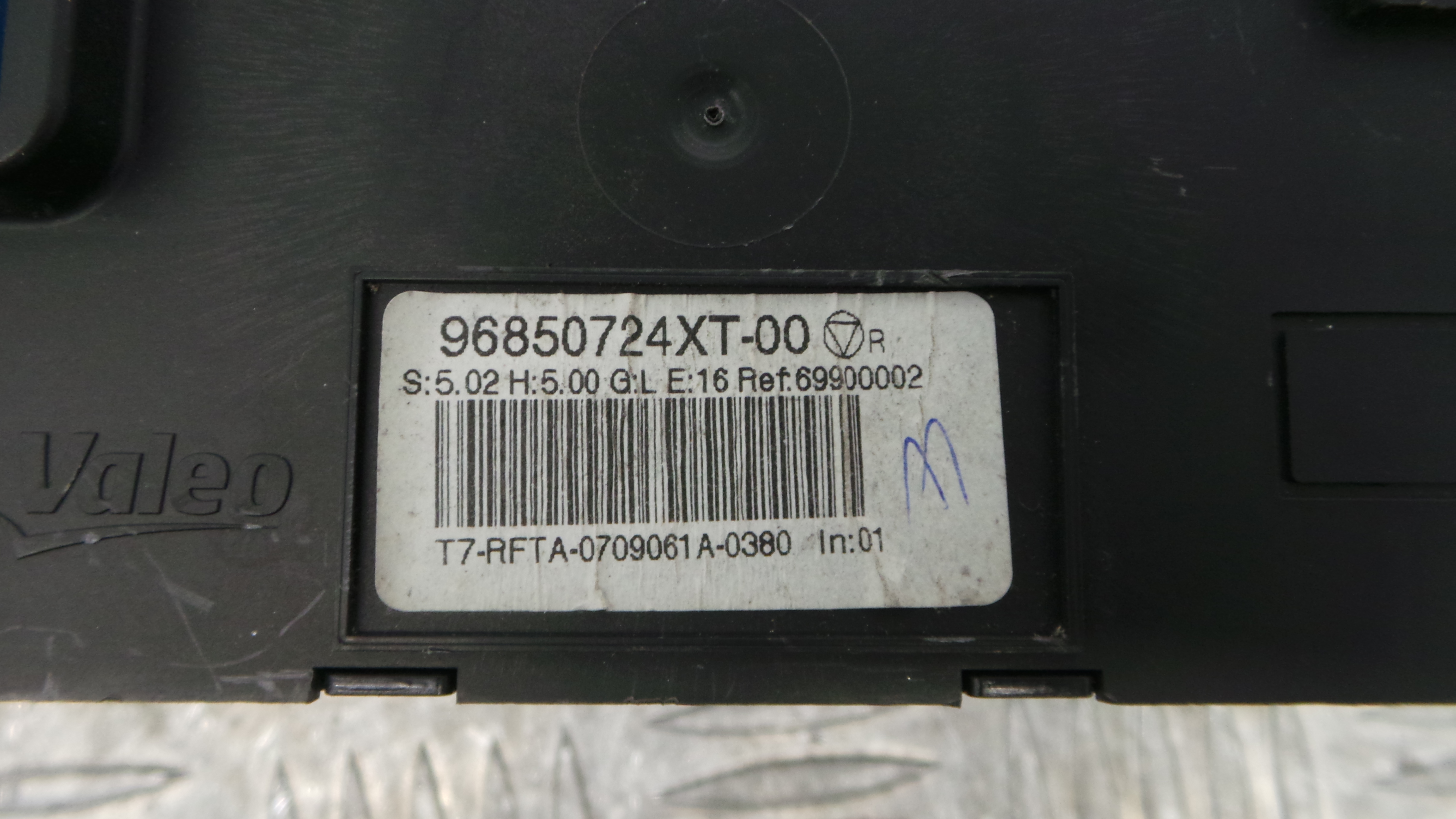 Comando da Sofagem / Climatronic 96850724XT - PEUGEOT 308 I (4A_, 4C_)-36586299