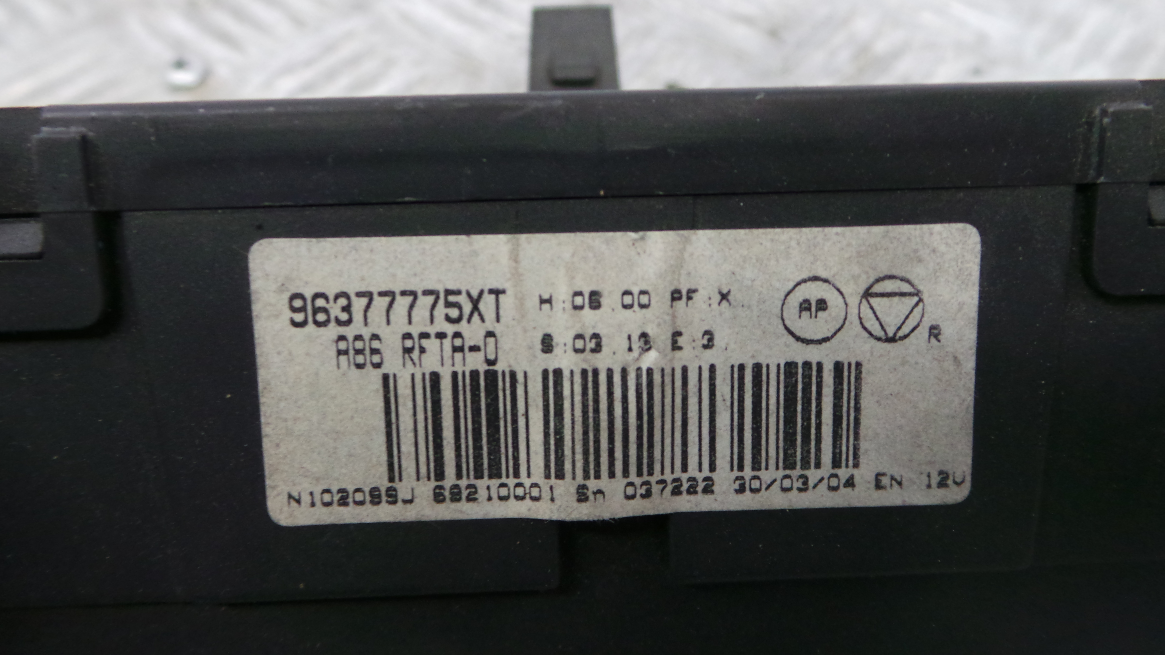 Comando da Sofagem / Climatronic 96377775XT - CITROËN C3 Pluriel (HB_)-36586309