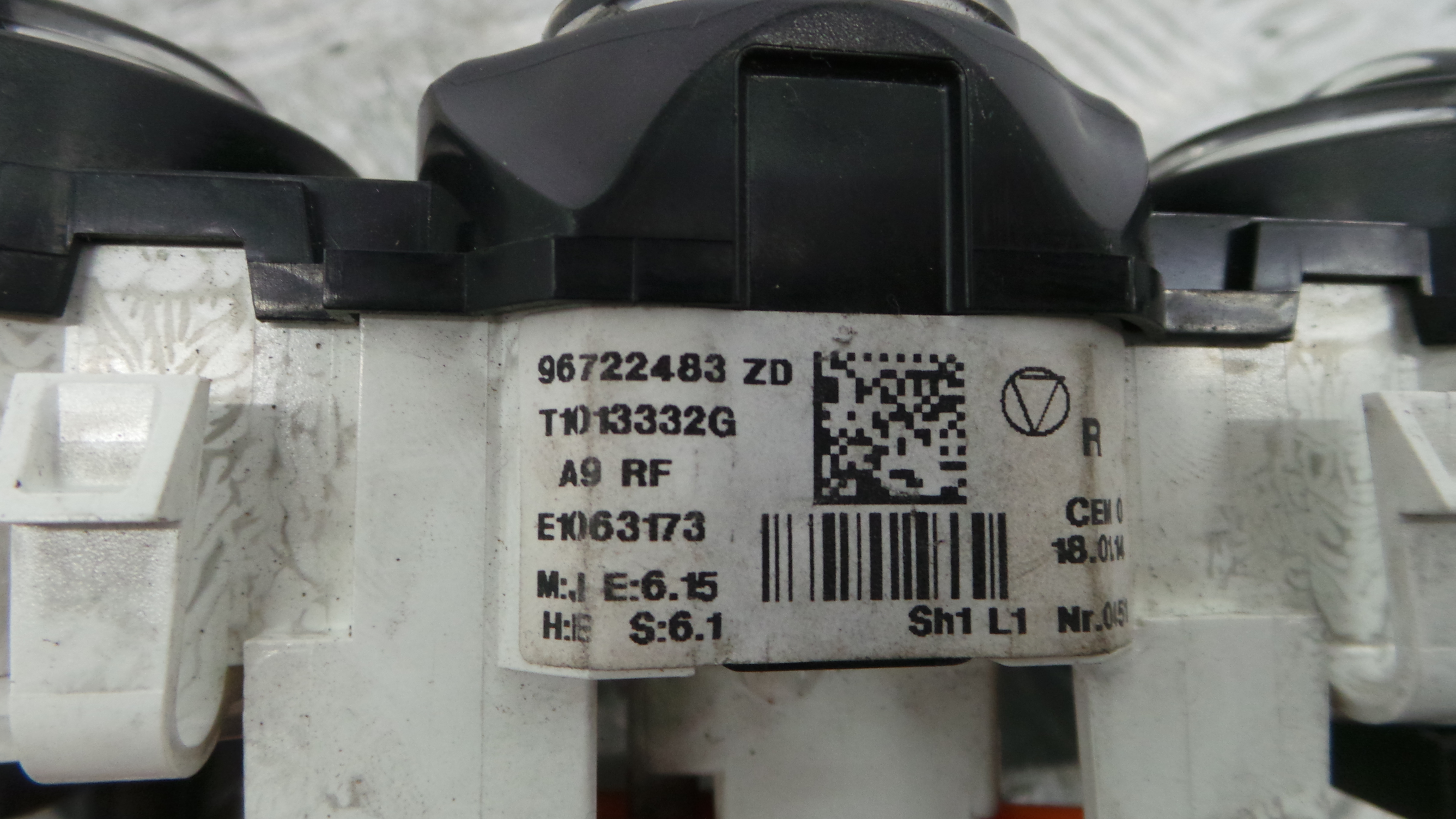 Comando da Sofagem / Climatronic 96722483ZD - PEUGEOT 208 I (CA_, CC_)-36586413