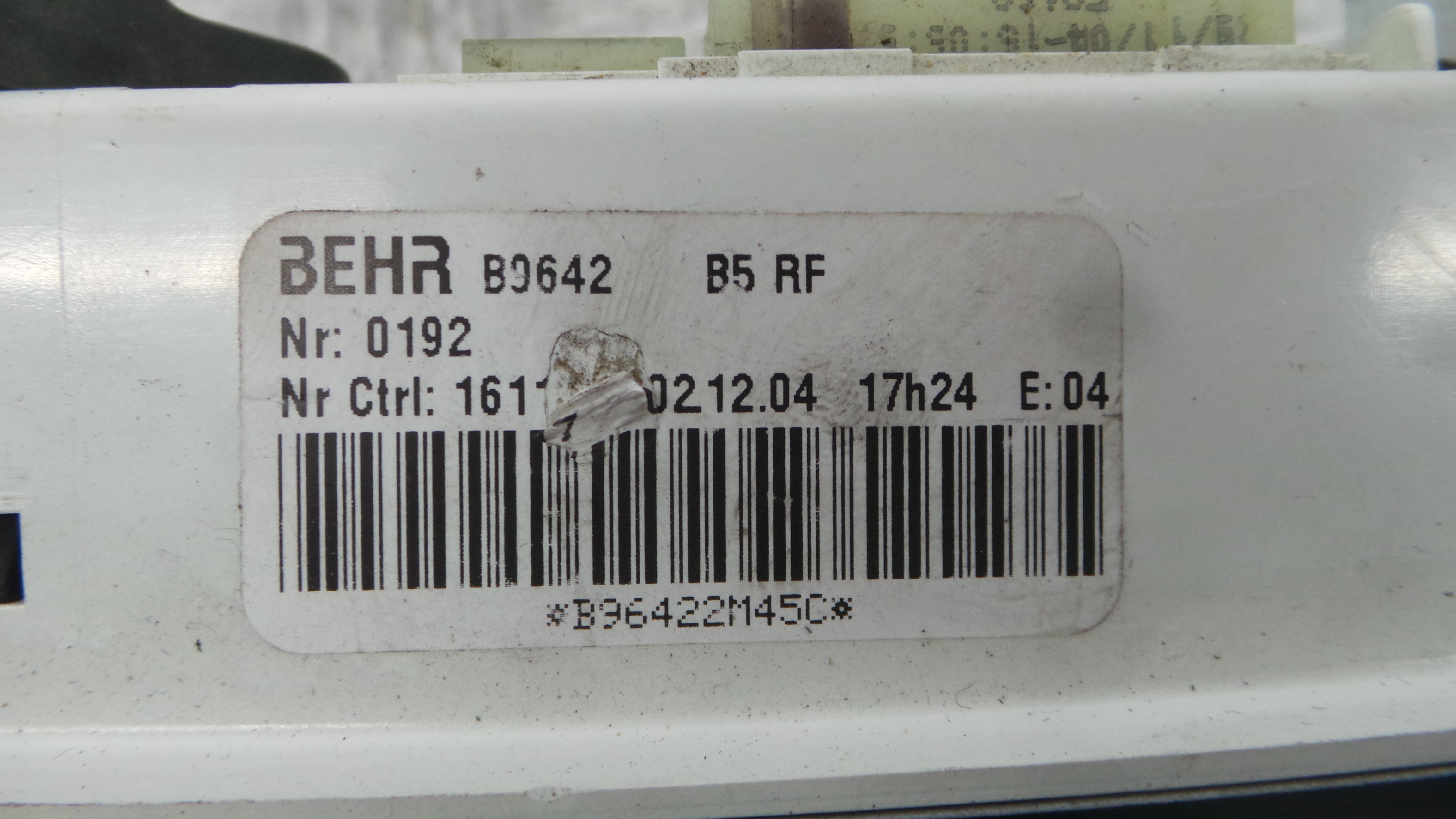 Comando da Sofagem / Climatronic B96422M45C - CITROËN C4 I (LC_)-36589126