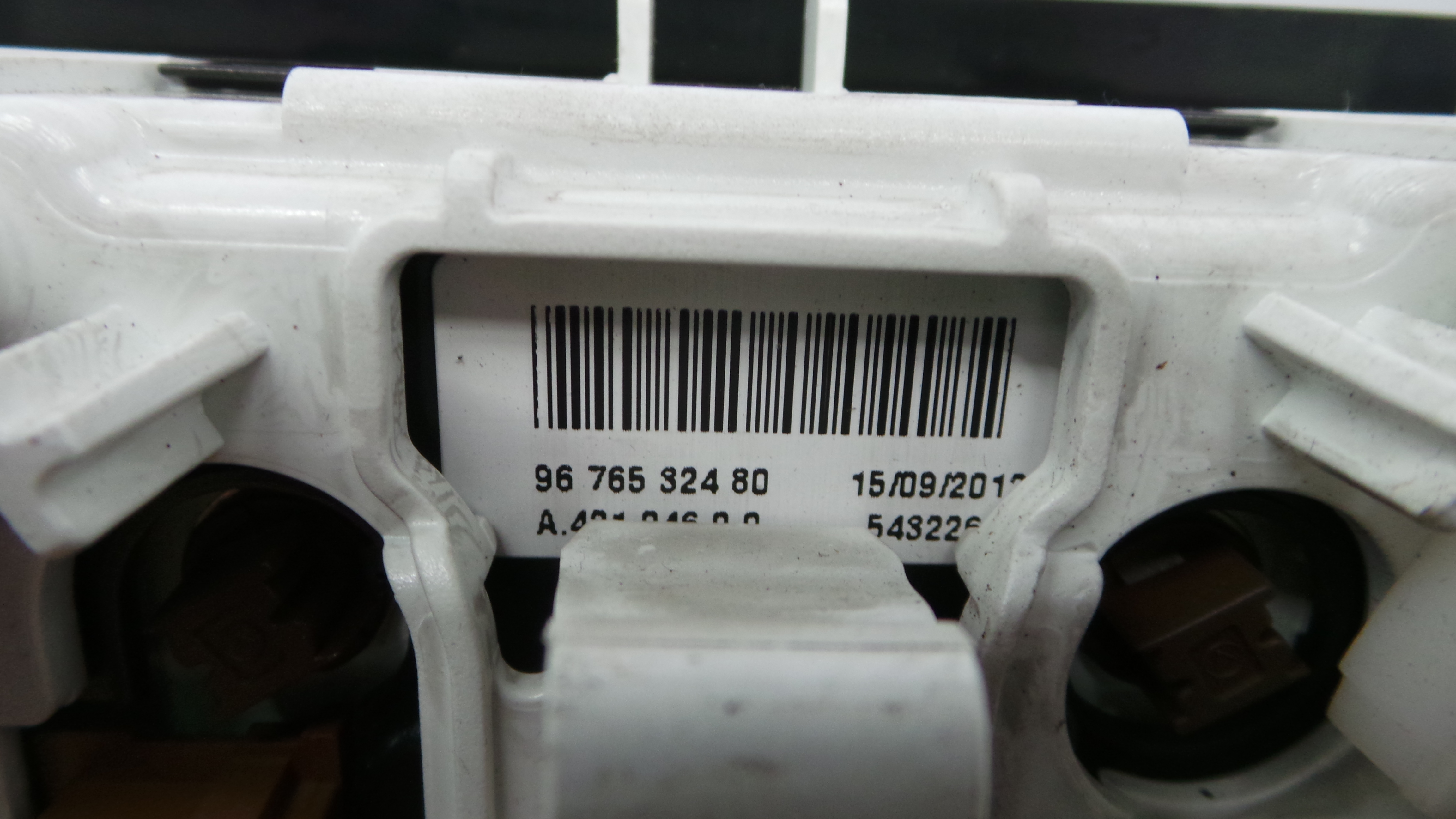 Comando da Sofagem / Climatronic 9676532480 - CITROËN BERLINGO Caixa/monovolume (B9)-36589129