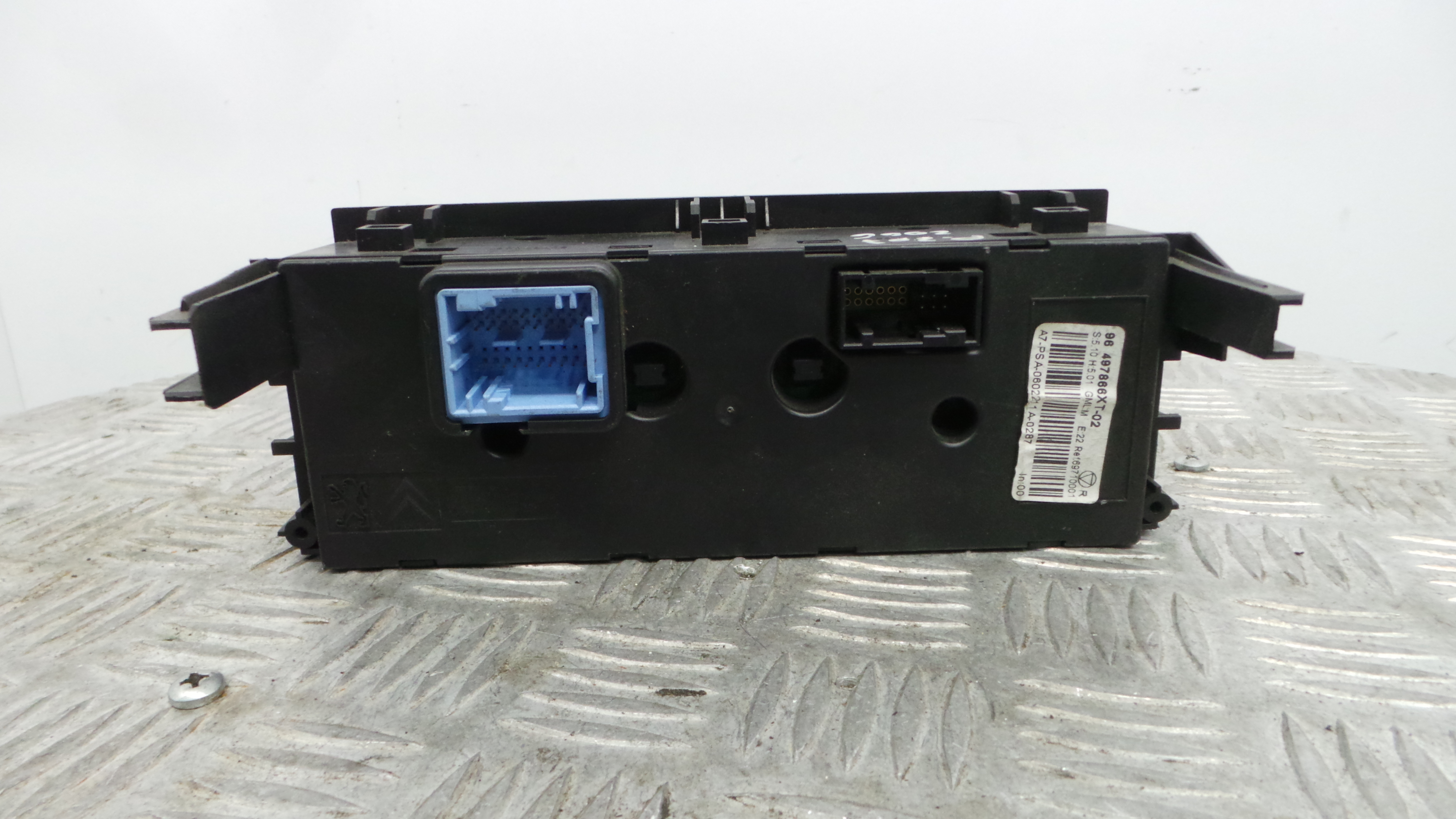 Comando da Sofagem / Climatronic 96497866XT - PEUGEOT 207 (WA_, WC_), 207/207+ (WA_, WC_)-36589138