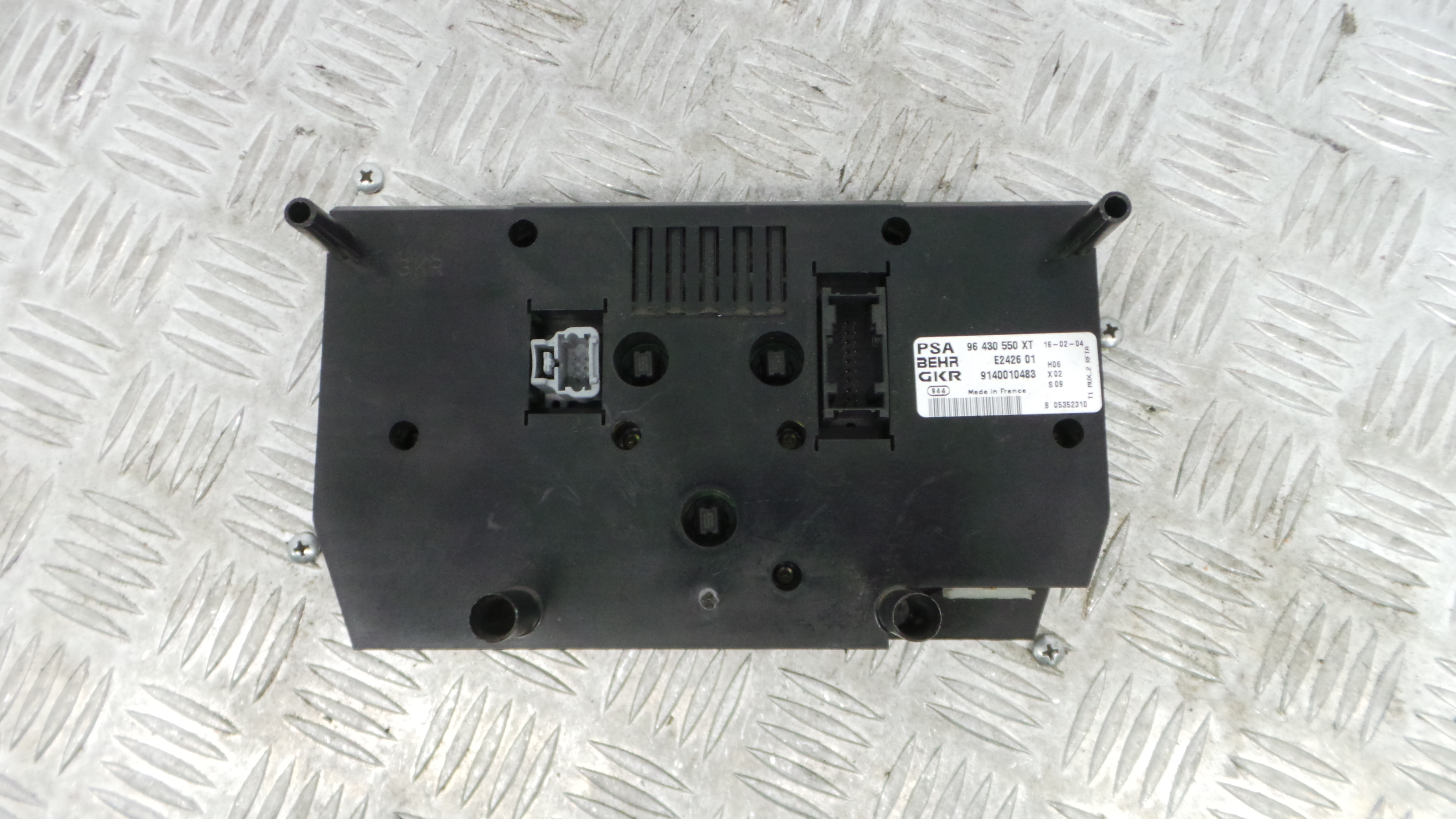 Comando da Sofagem / Climatronic 96430550XT - PEUGEOT 206 Hatchback (2A/C)-36589168