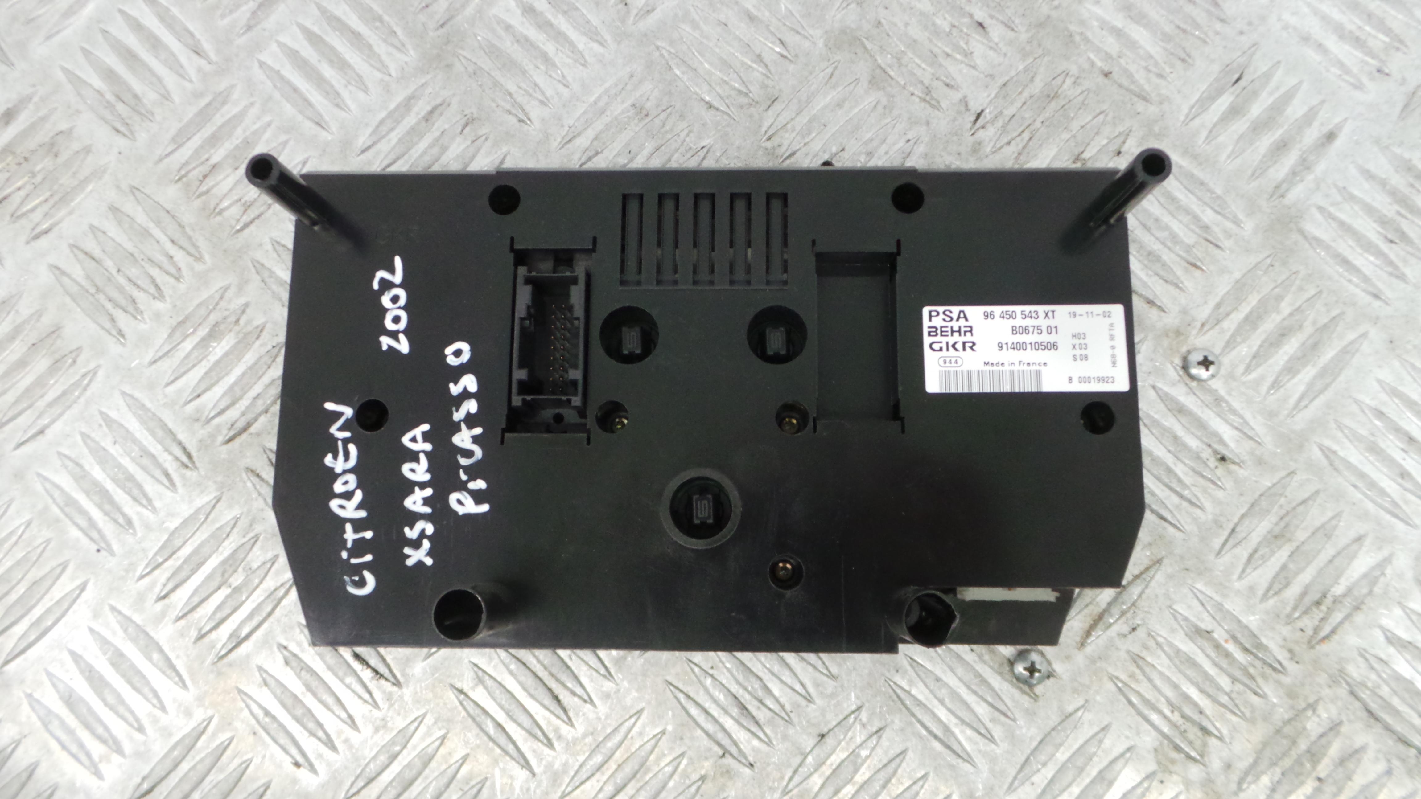 Comando da Sofagem / Climatronic 96450543XT - CITROËN XSARA PICASSO (N68)-36593012