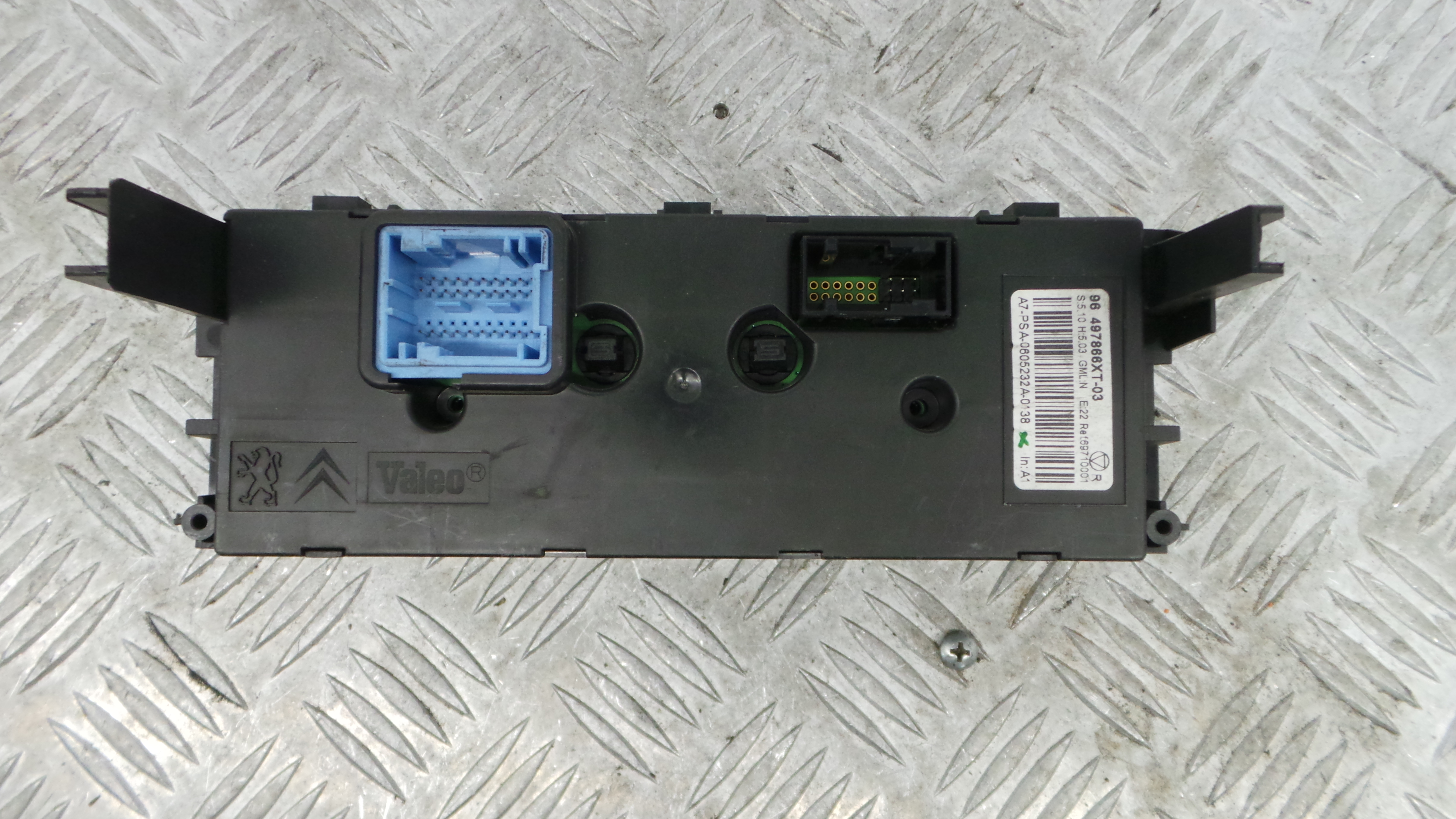 Comando da Sofagem / Climatronic 96497866XT - PEUGEOT 207 (WA_, WC_), 207/207+ (WA_, WC_)-36593015