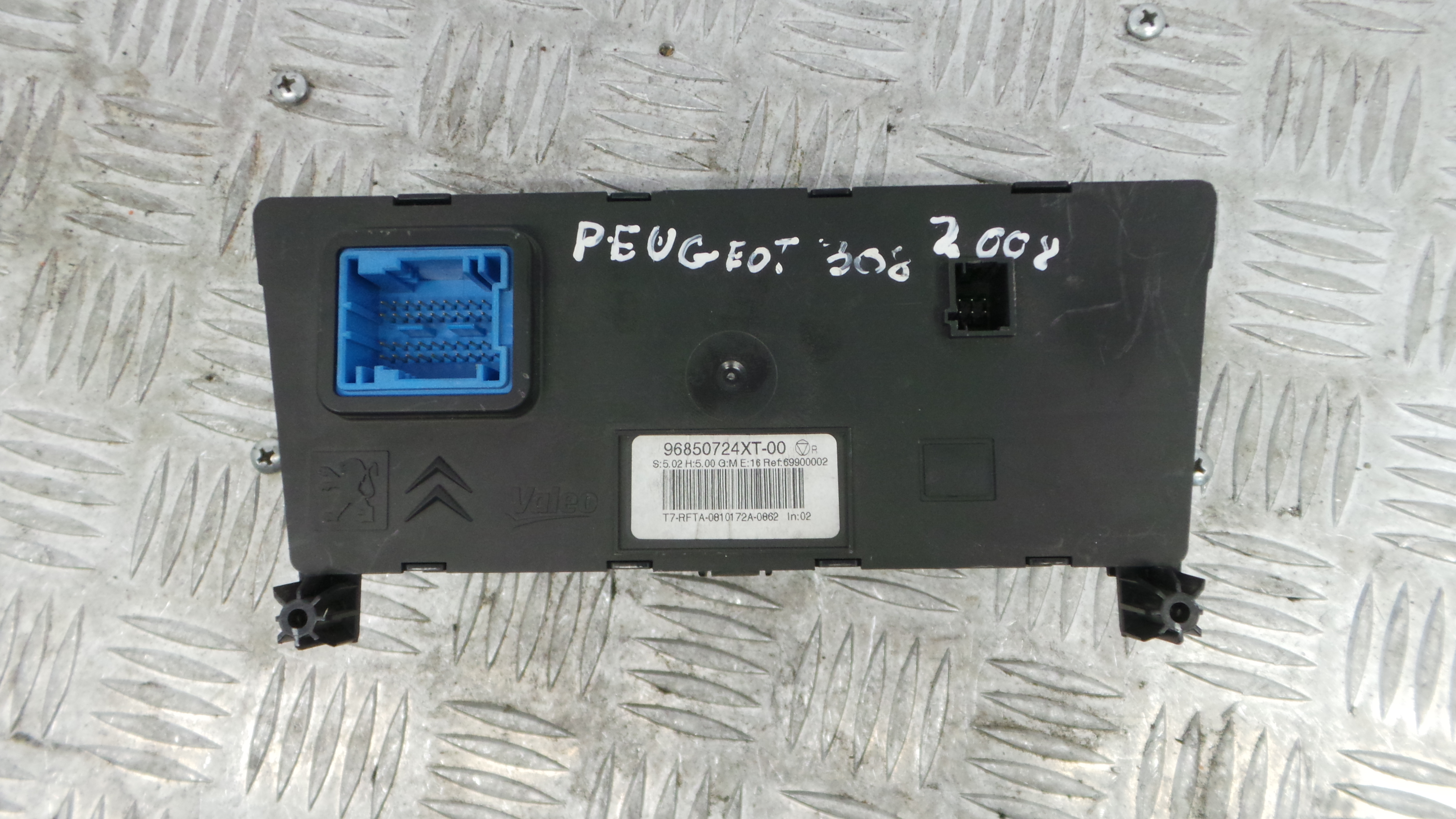 Comando da Sofagem / Climatronic 96850724XT - PEUGEOT 308 I (4A_, 4C_)-36593031