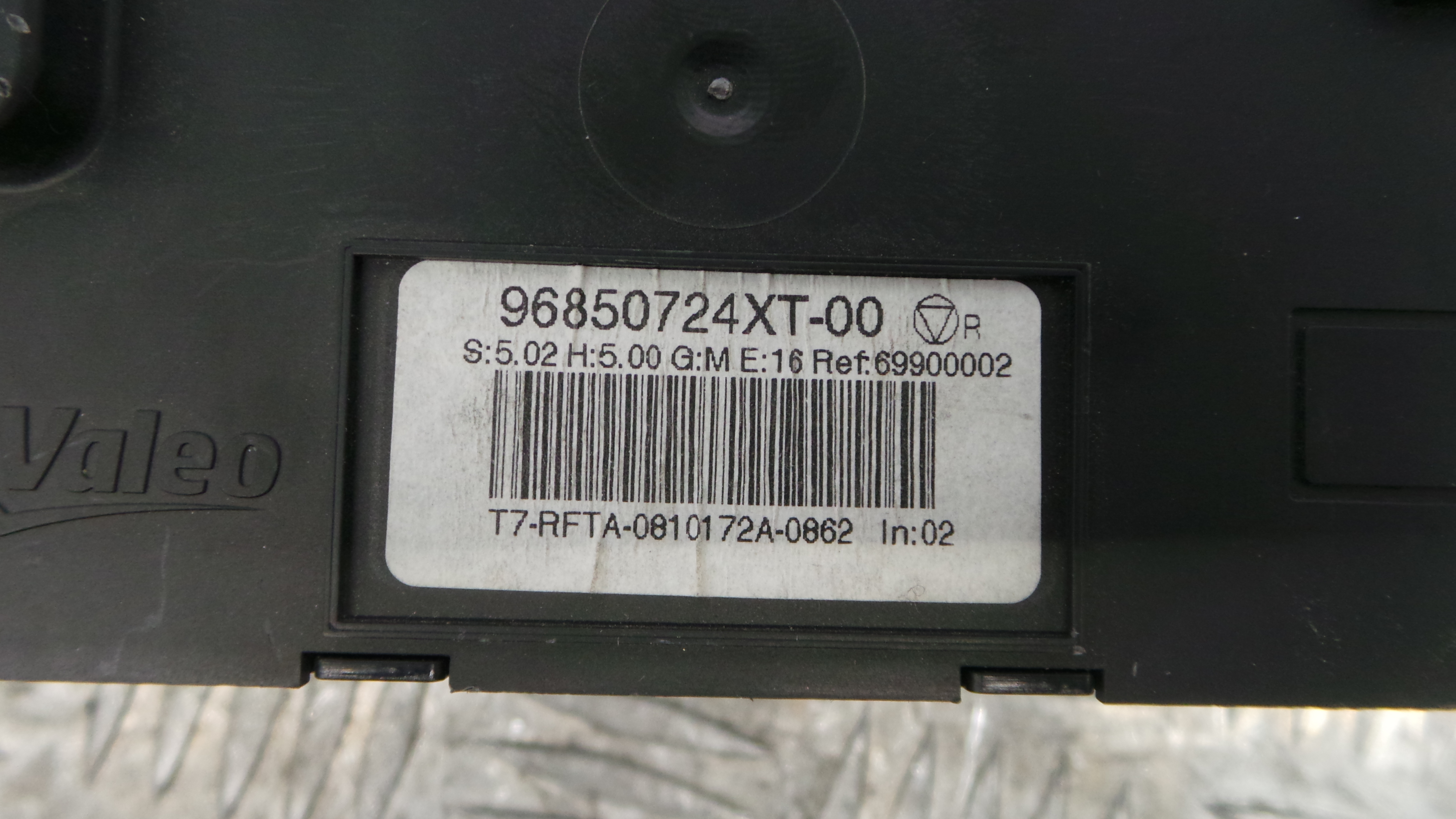 Comando da Sofagem / Climatronic 96850724XT - PEUGEOT 308 I (4A_, 4C_)-36593031