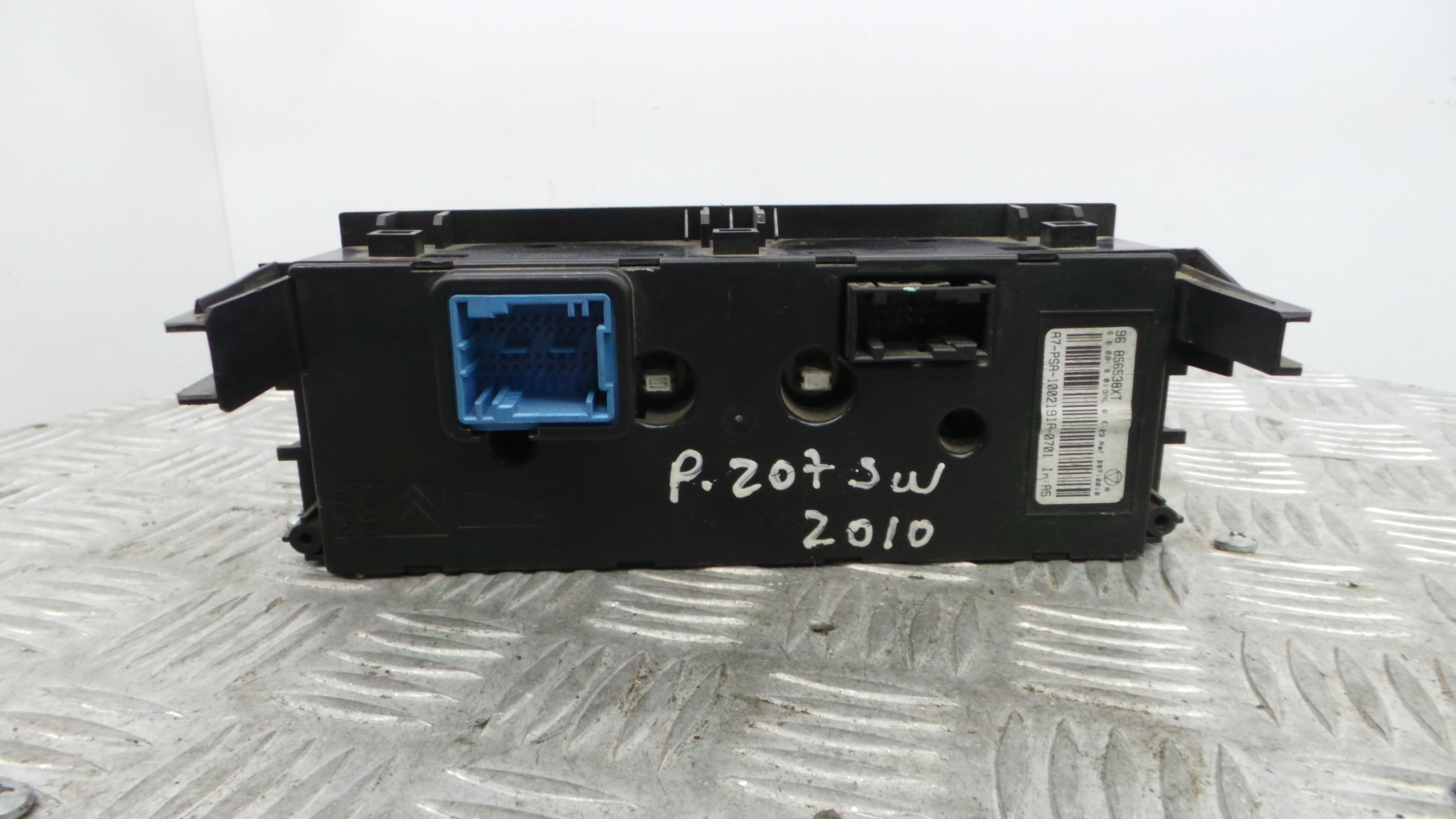 Comando da Sofagem / Climatronic 96856538XT - PEUGEOT 207 SW (WK_)-36593043