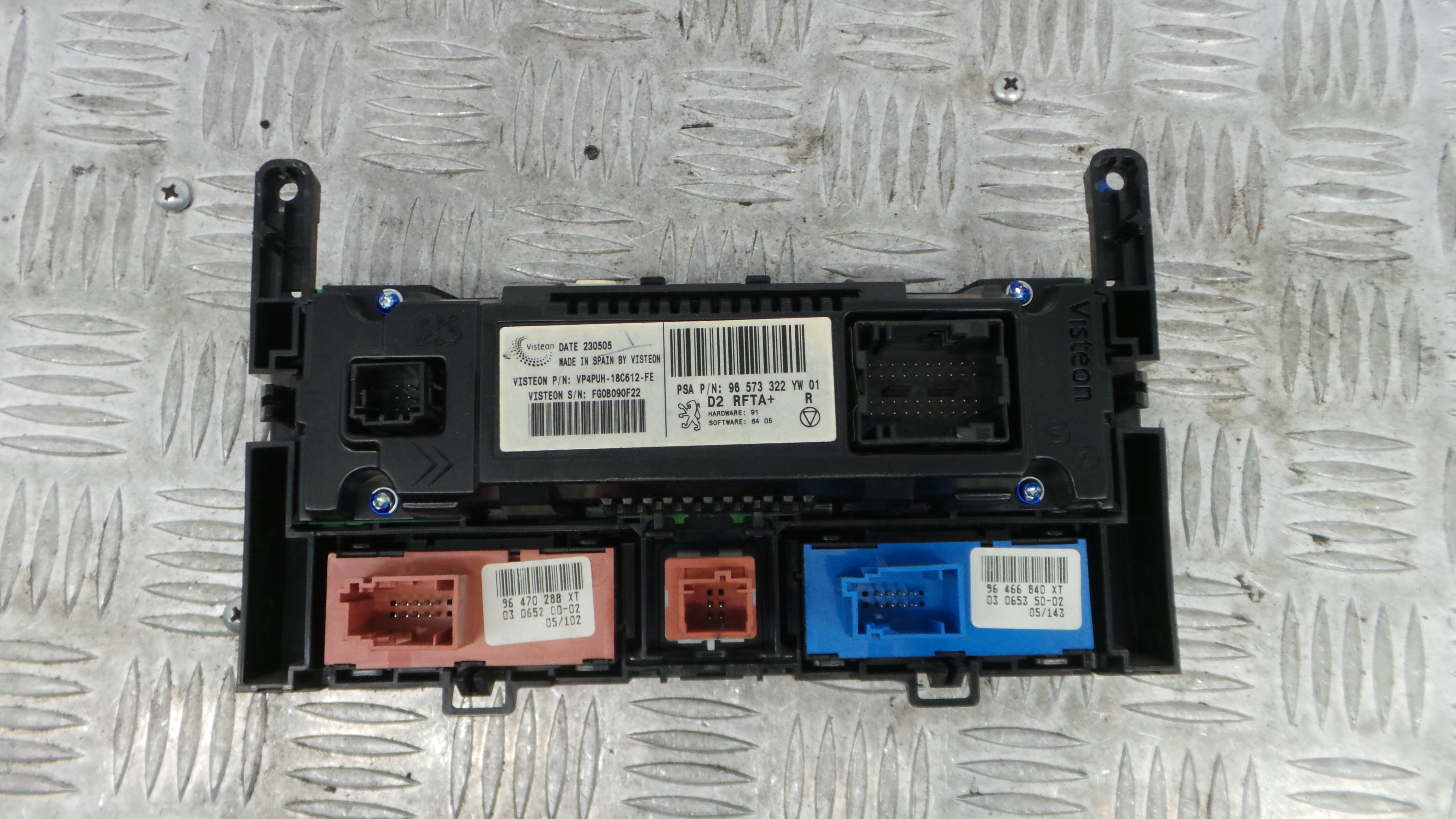 Comando da Sofagem / Climatronic 96573322YW - PEUGEOT 407 SW (6E_, 6D_)-36593089