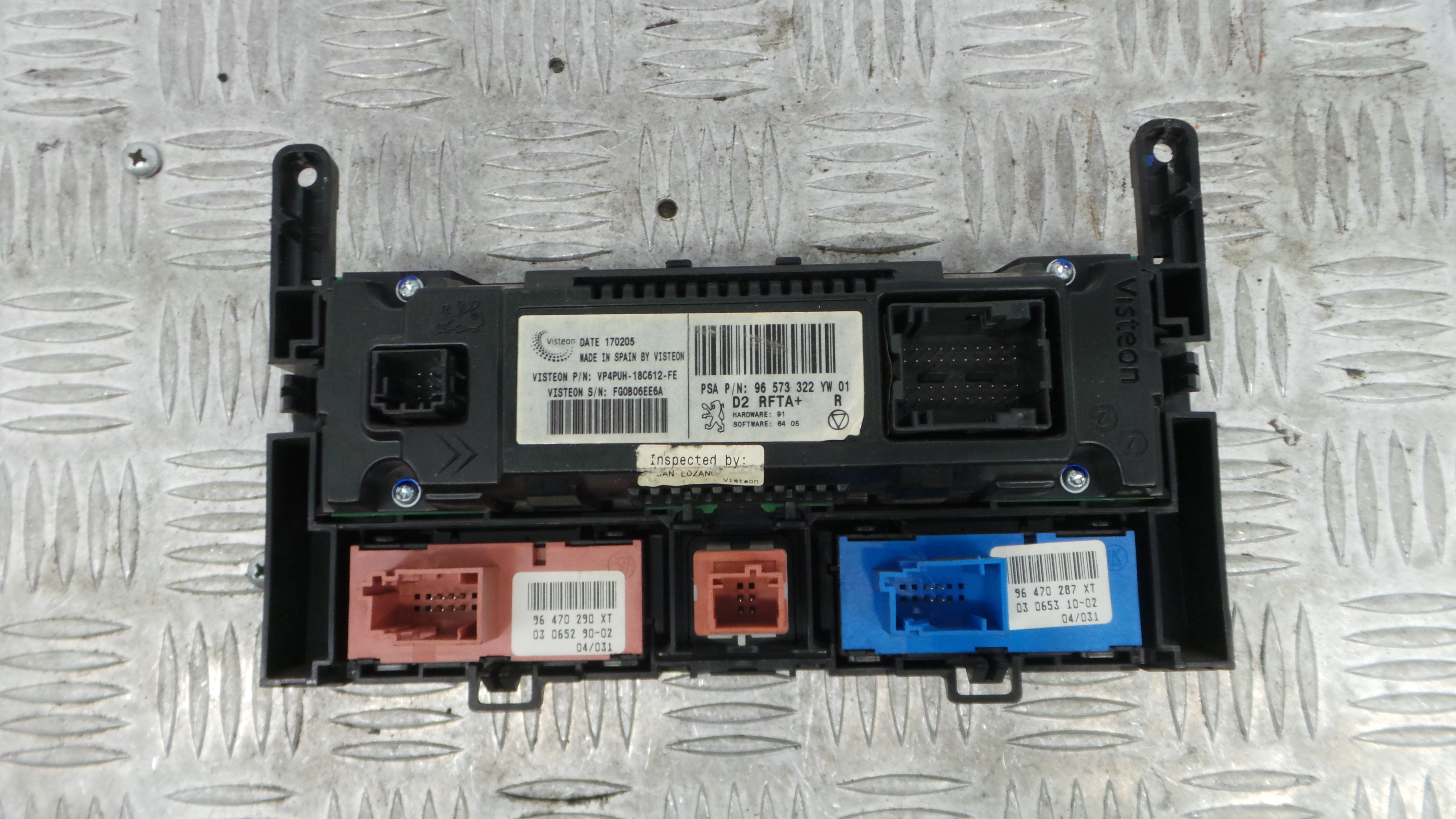 Comando da Sofagem / Climatronic 96573322YW - PEUGEOT 407 (6D_)-36593140