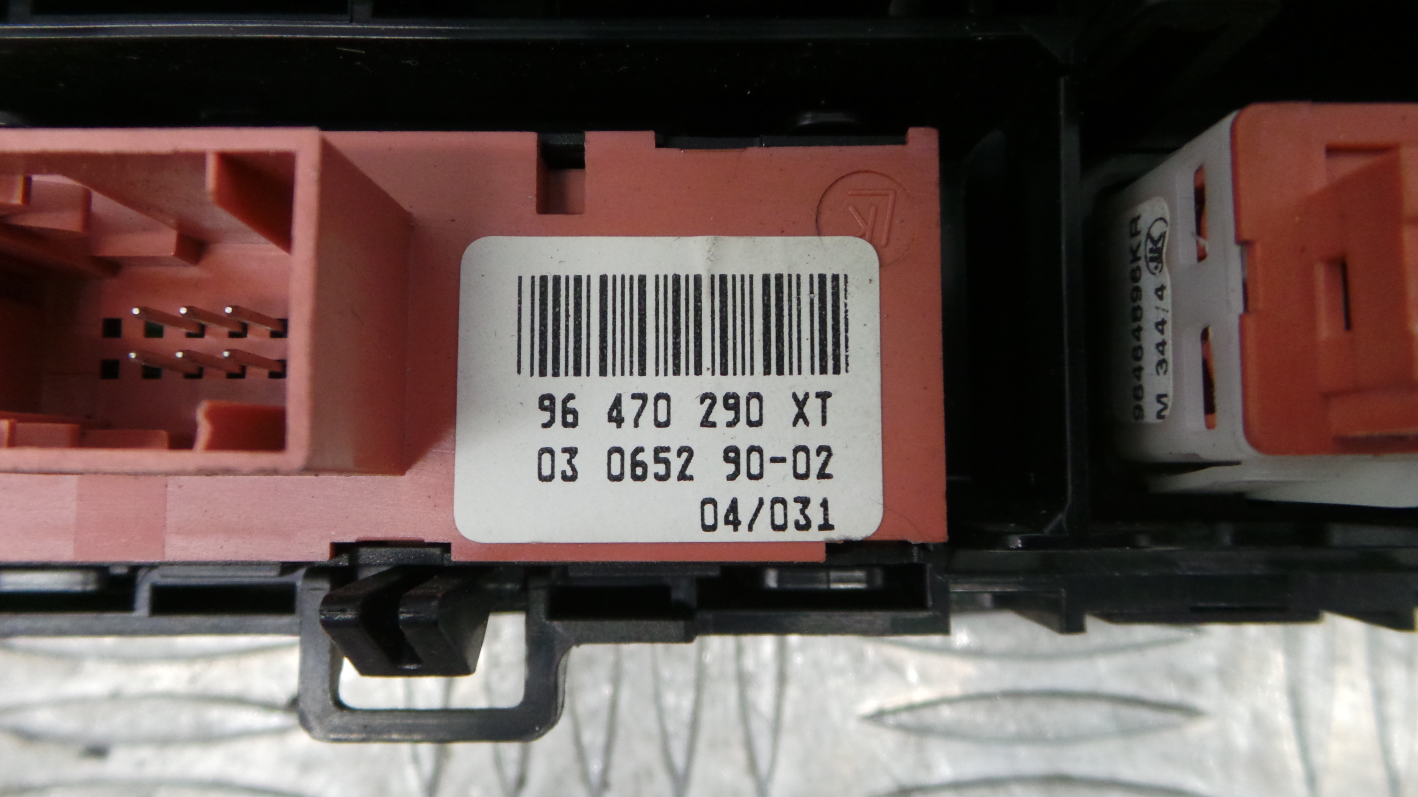 Comando da Sofagem / Climatronic 96573322YW - PEUGEOT 407 (6D_)-36593140